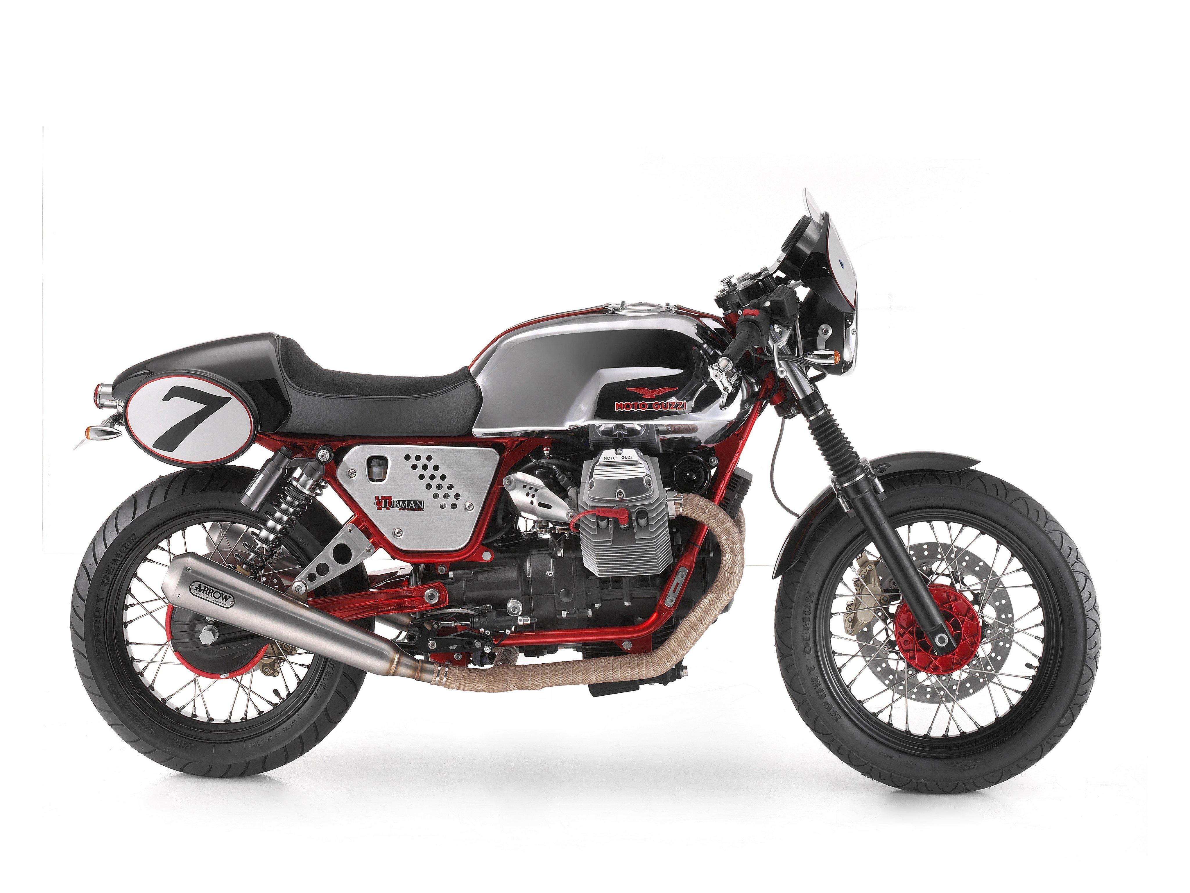 4096 x 3072 · jpeg - moto, Guzzi, v7 , Clubman, Racer, Motorcycles, 2009 Wallpapers HD ...