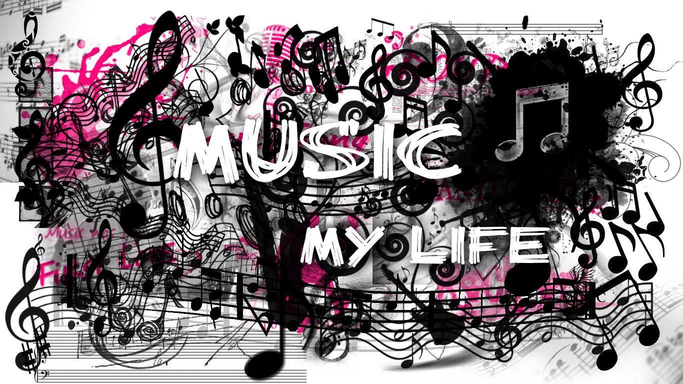 1366 x 768 · jpeg - Music Is My Life Wallpapers - Wallpaper Cave