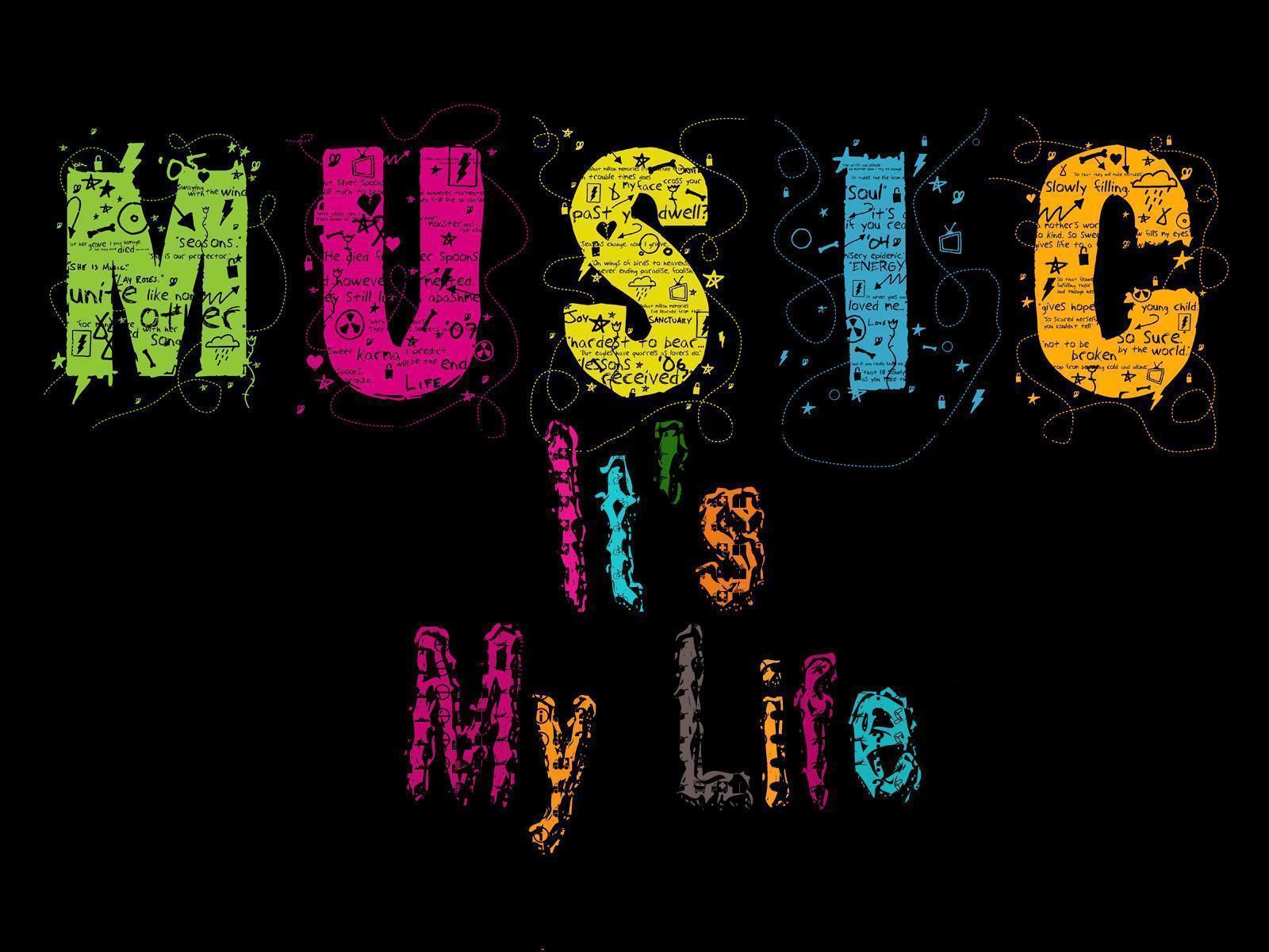 1600 x 1200 · jpeg - Music Is My Life Wallpapers - Wallpaper Cave