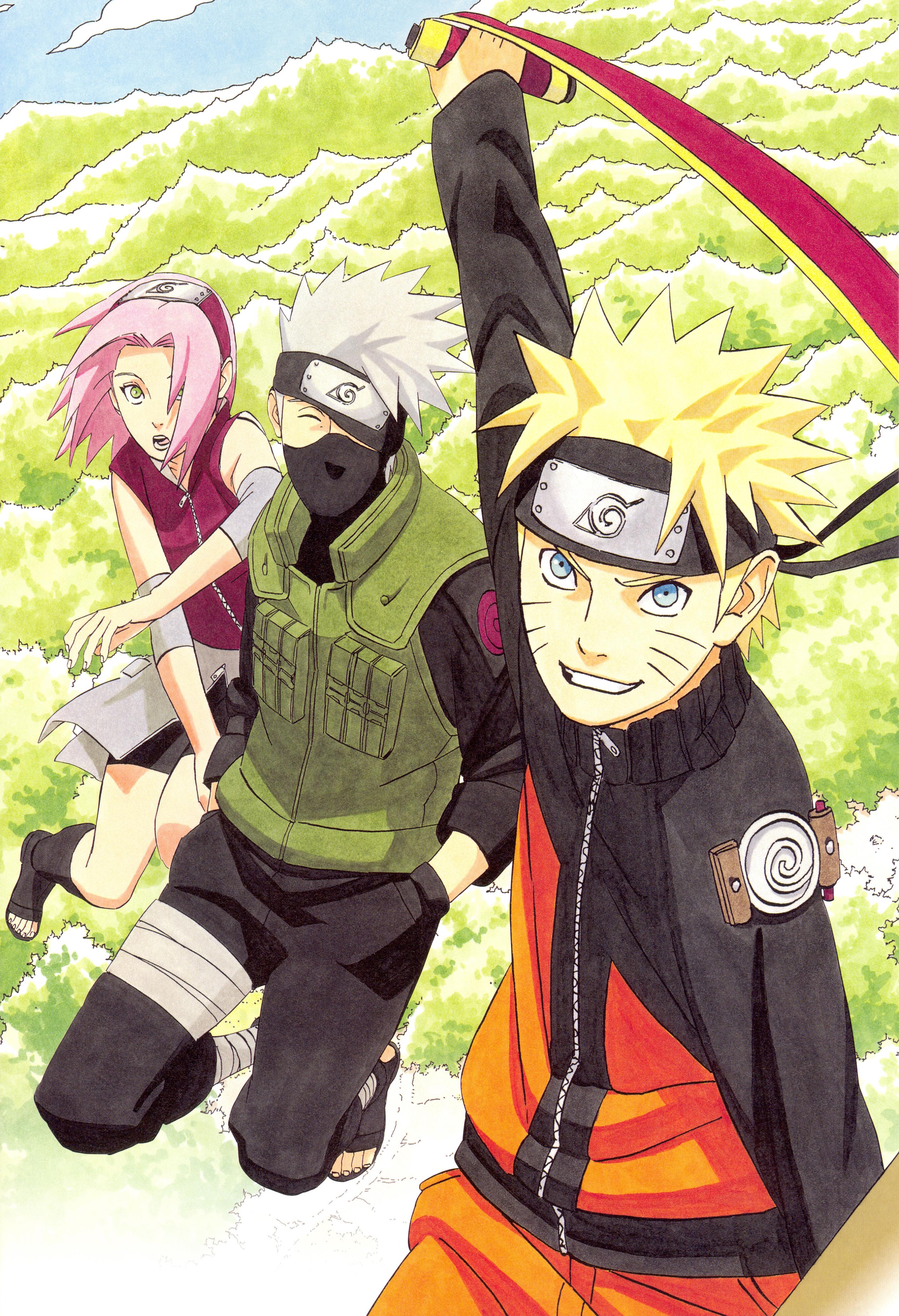 2834 x 4146 · jpeg - Naruto: The Team - Minitokyo
