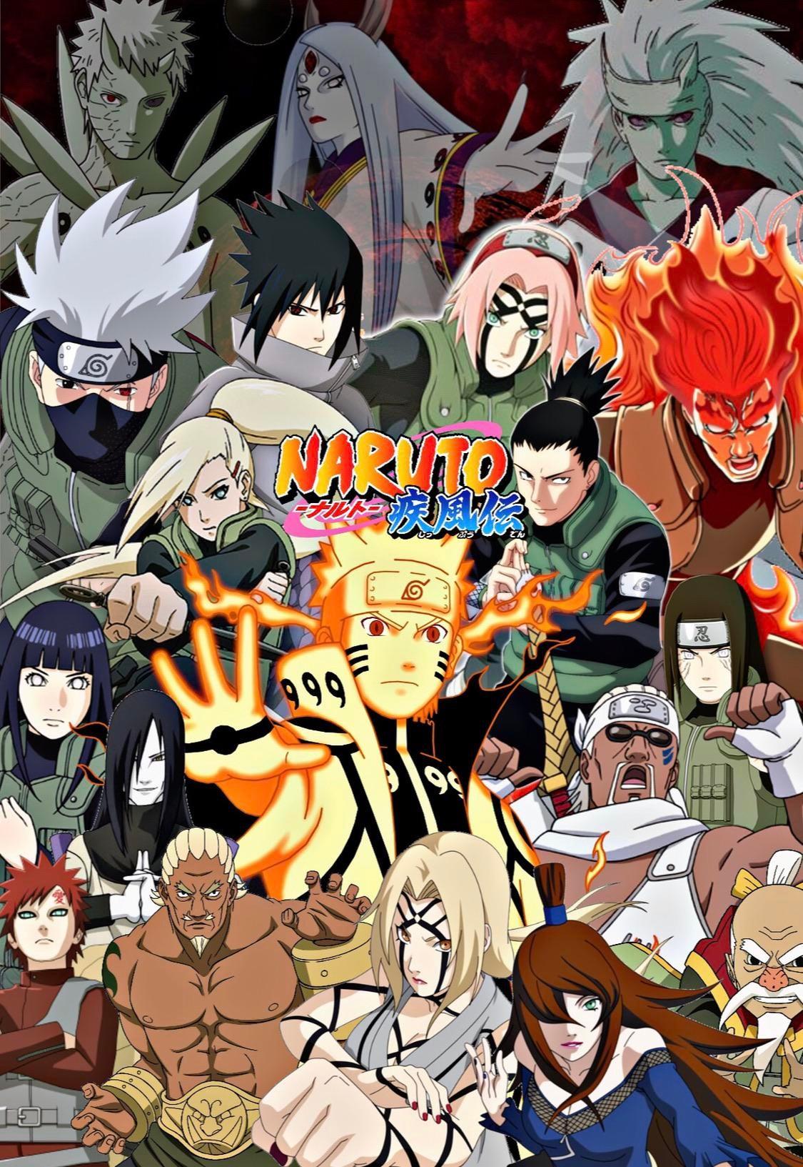 1125 x 1633 · jpeg - Naruto war arc poster featuring the best characters from war  : Naruto