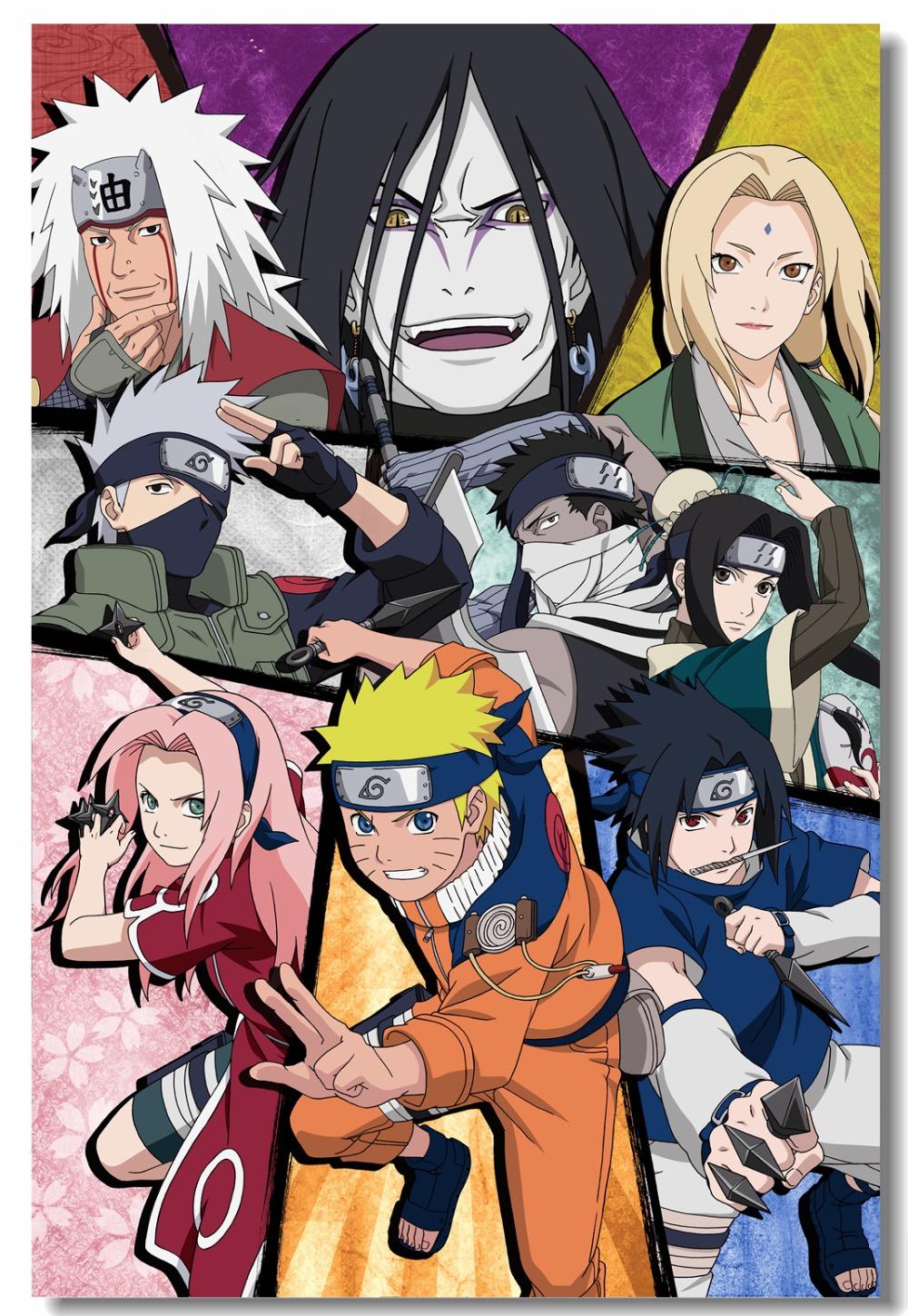 1000 x 1449 · jpeg - Custom Canvas Wall Decor Naruto Poster Naruto Uchiha Sasuke Wallpaper Hatake Kakashi Sticker ...
