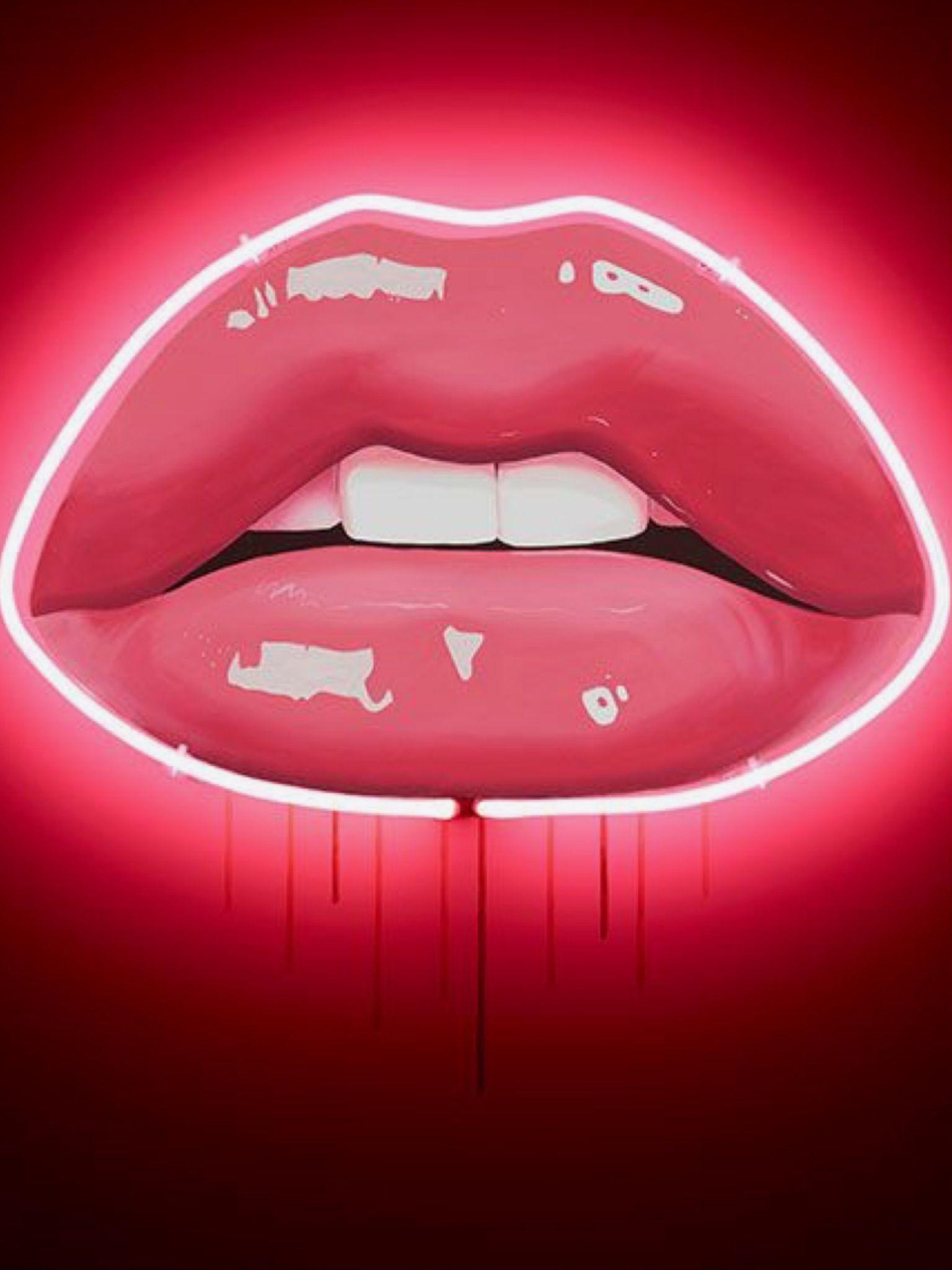 1536 x 2048 · jpeg - #LipArtCrazy | Lip wallpaper, Pop art lips, Neon lips