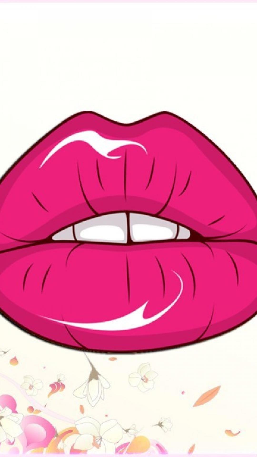 1080 x 1920 · jpeg - Pink Lips Wallpapers - Top Free Pink Lips Backgrounds - WallpaperAccess