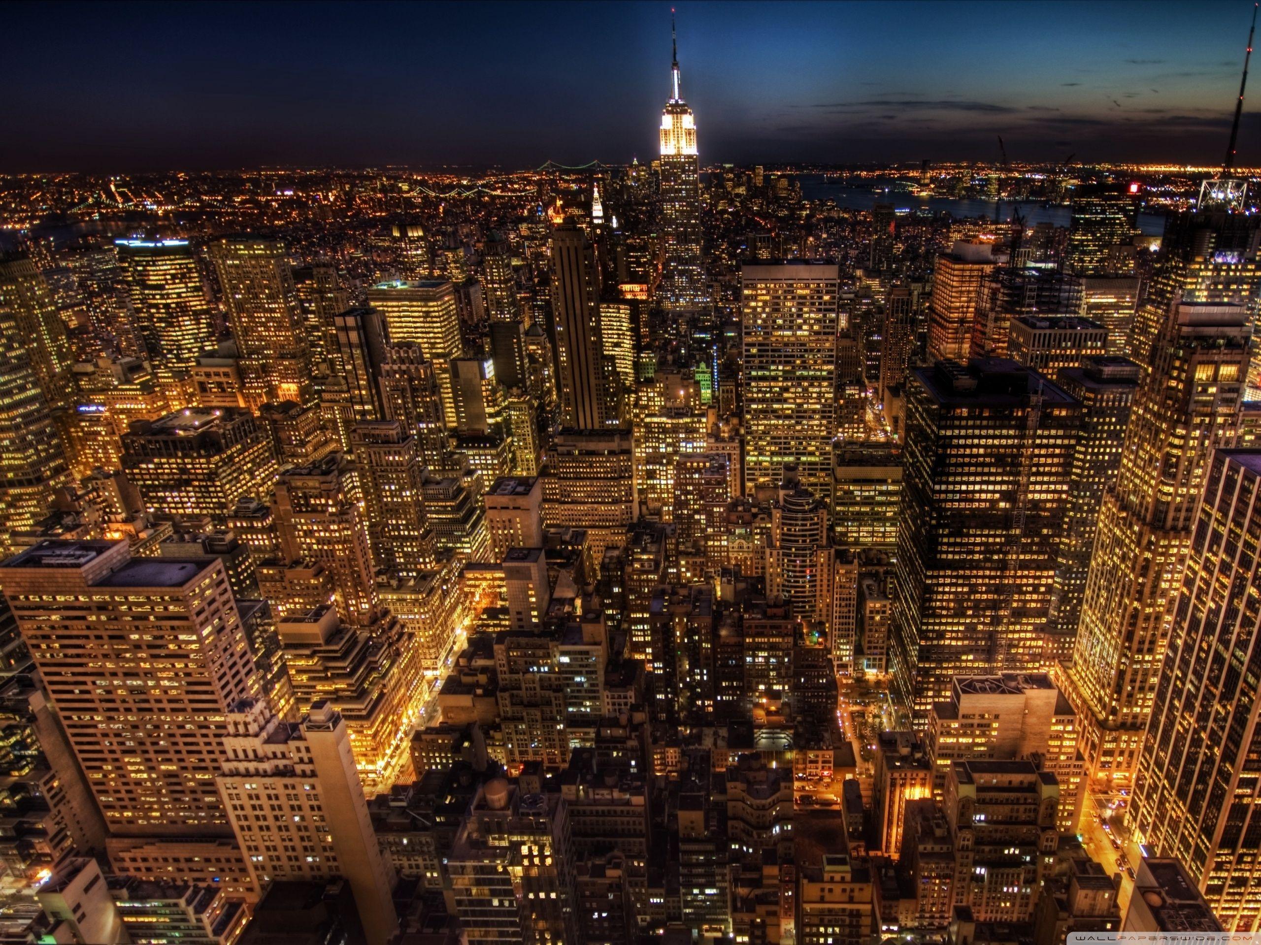 2560 x 1920 · jpeg - Cool Night New York City Wallpaper 4k pictures