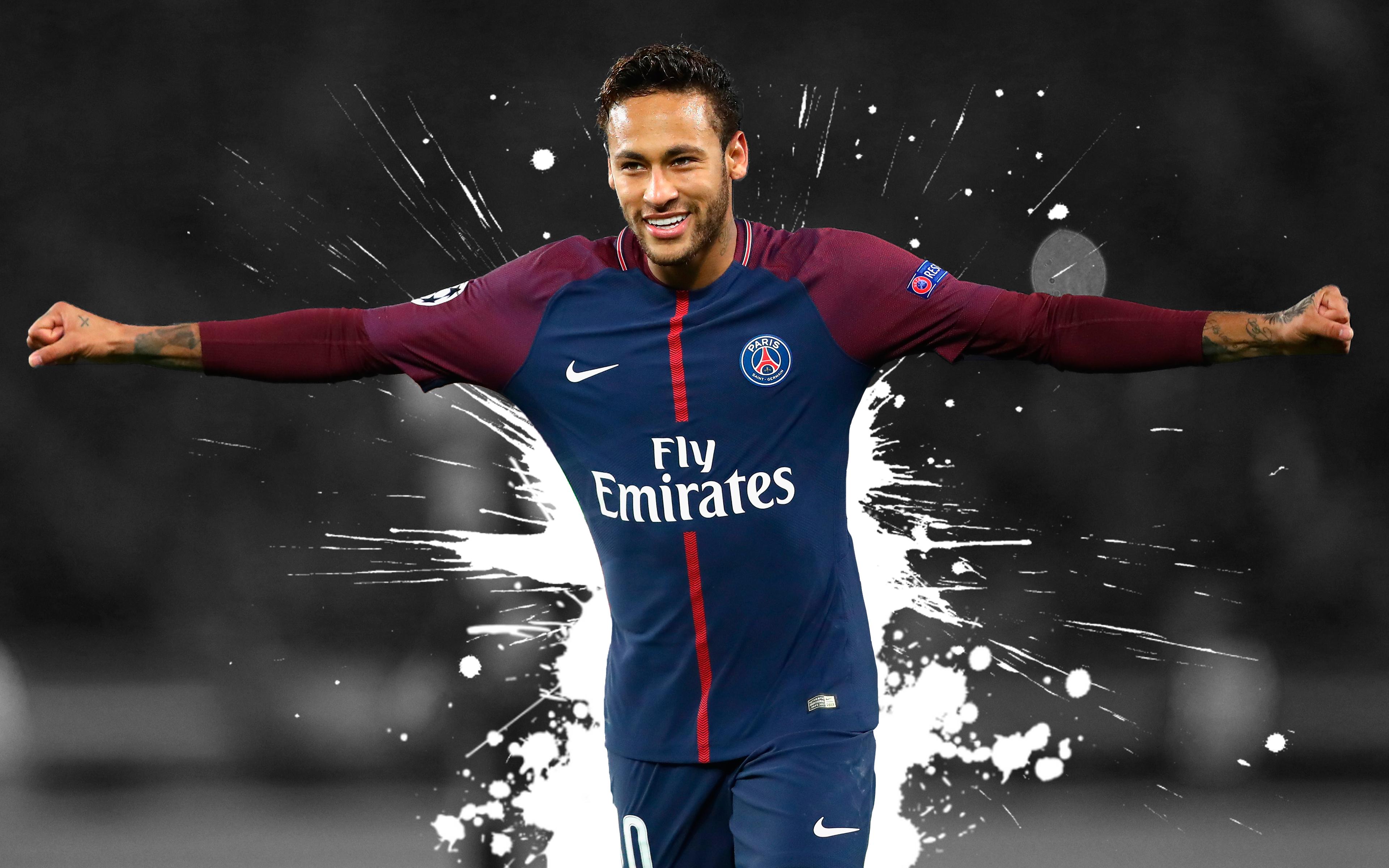 3840 x 2400 · jpeg - Neymar Jr - PSG 4k Ultra HD Wallpaper | Hintergrund | 3840x2400 | ID ...