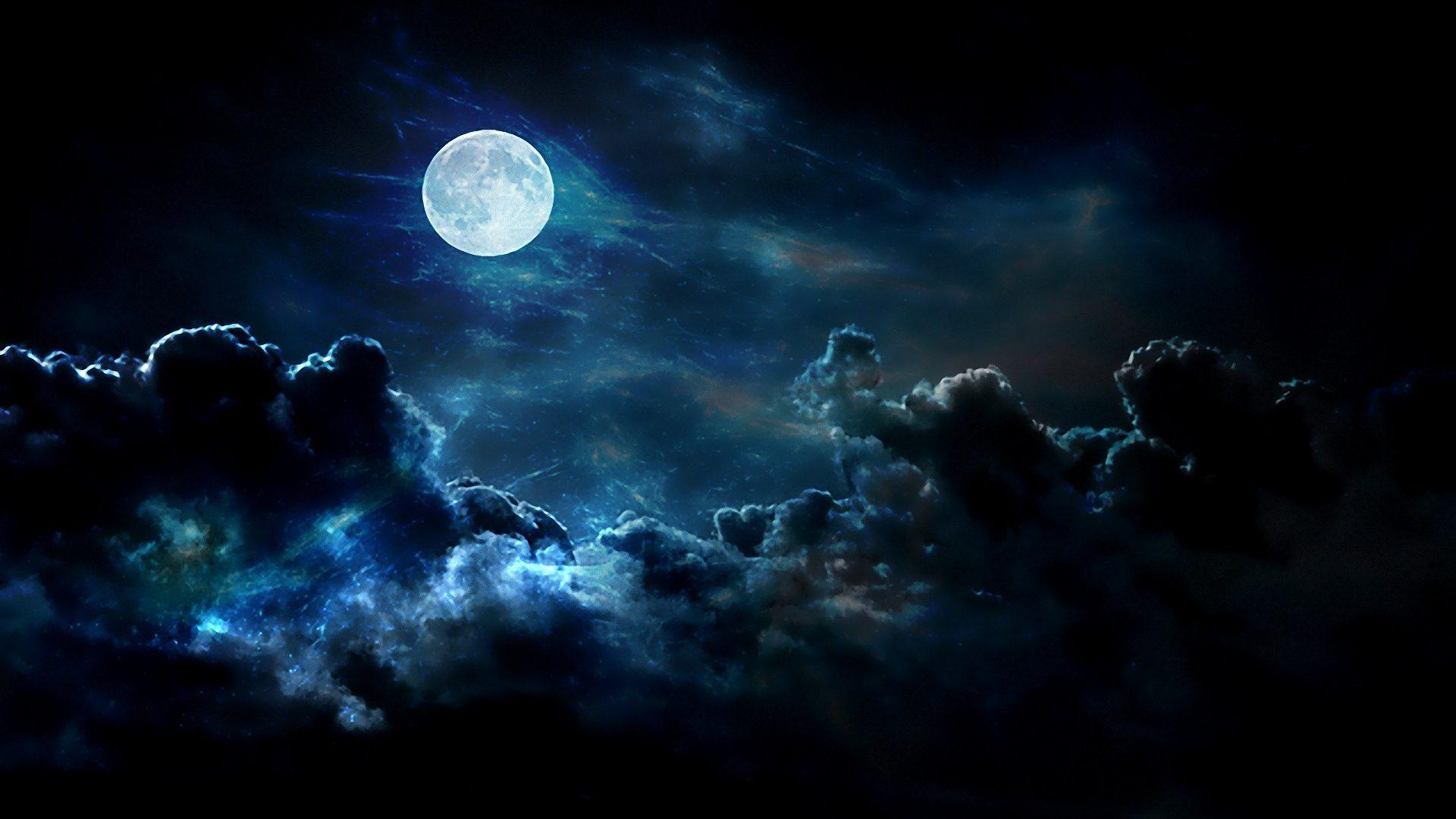1920 x 1080 · jpeg - Night Cloud Wallpaper HD | PixelsTalk