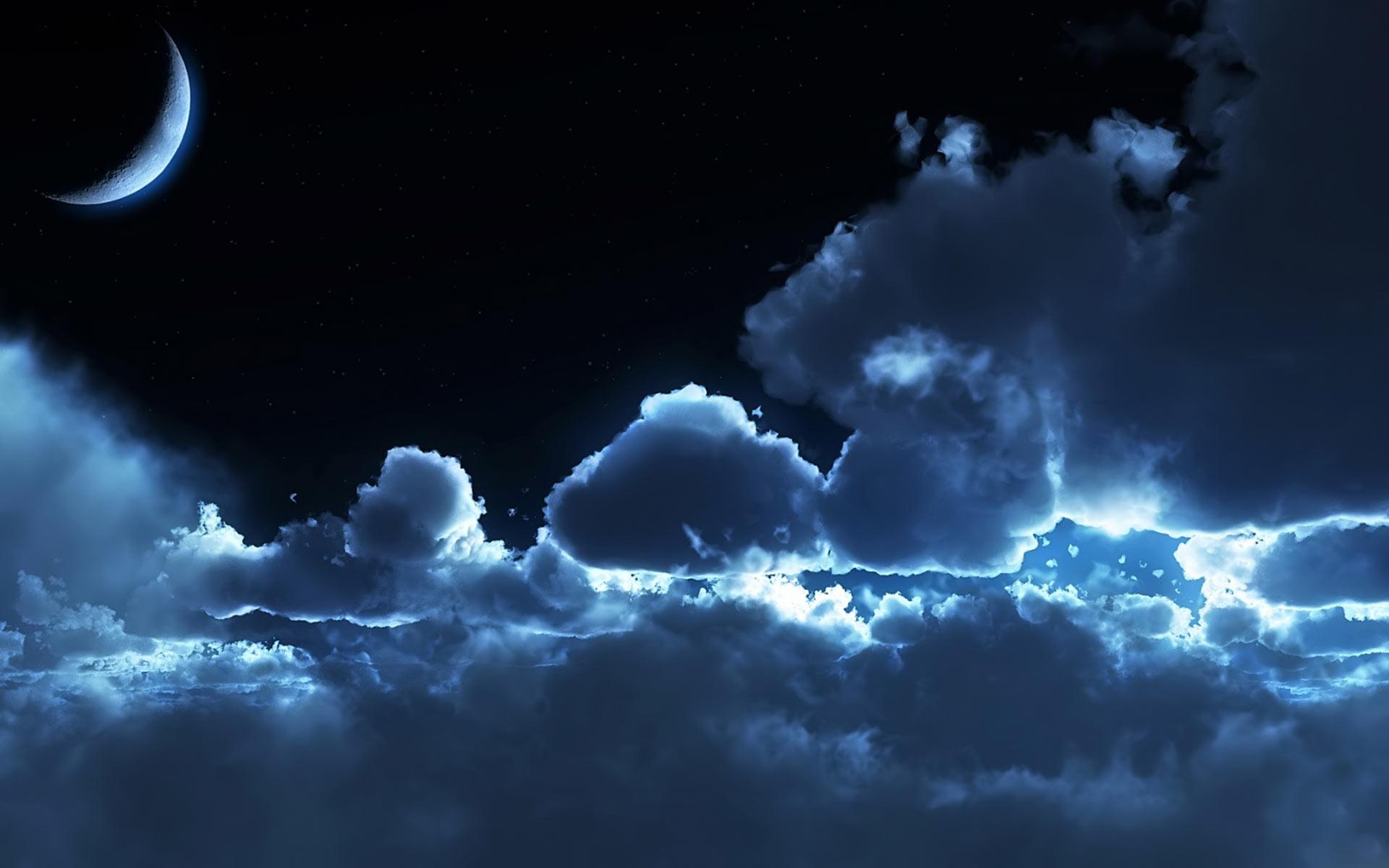 1920 x 1200 · jpeg - Night Sky Clouds - HD Wallpapers