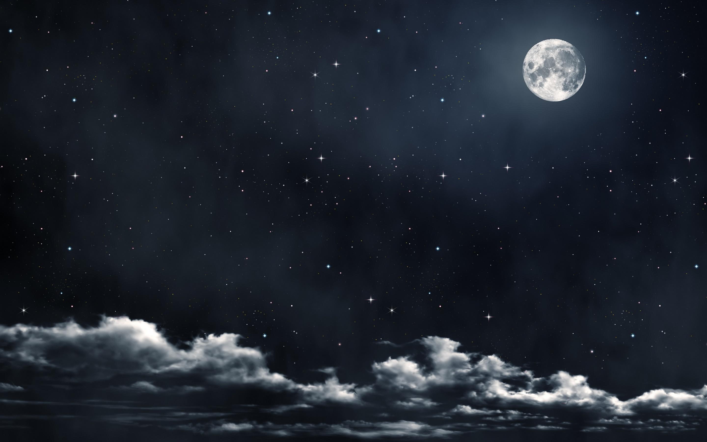 2880 x 1800 · jpeg - Night Cloud Wallpaper HD | PixelsTalk