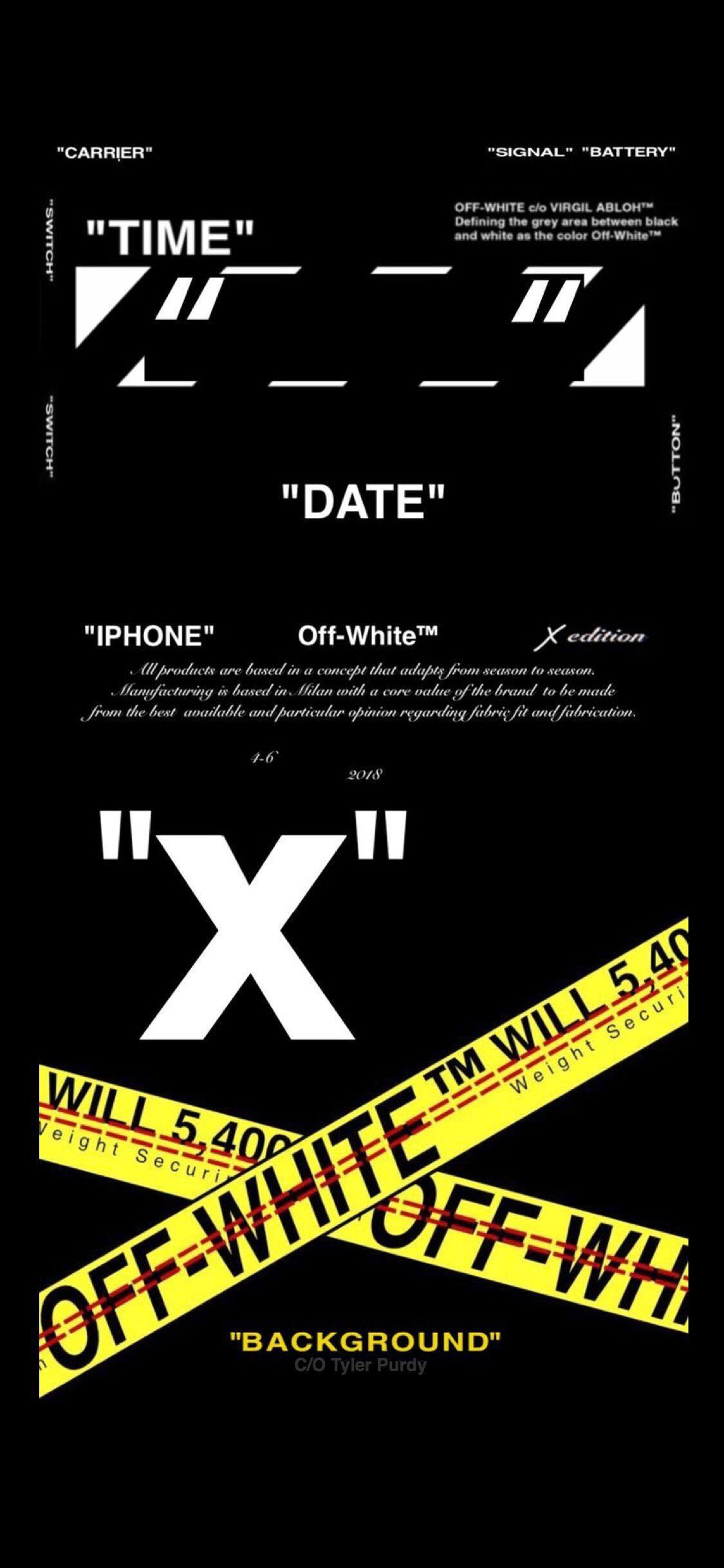 1125 x 2436 · jpeg - Off White Phone Wallpapers - Wallpaper Cave