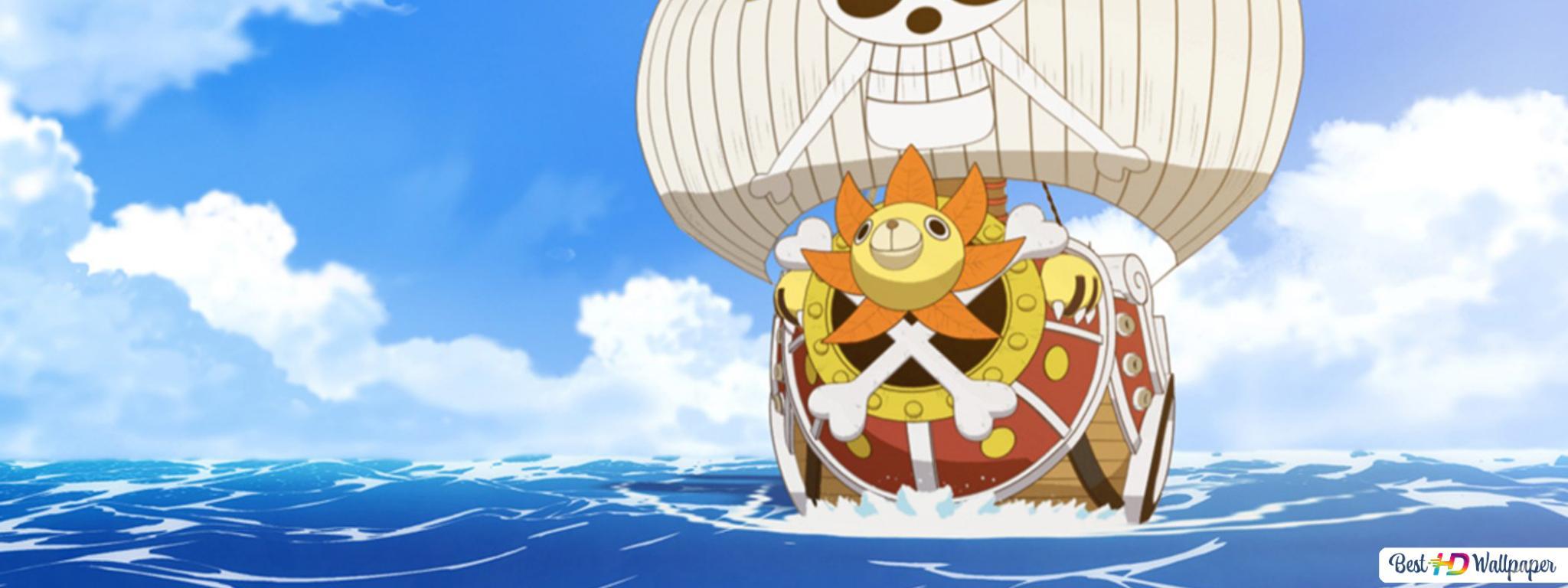 2048 x 768 · jpeg - One Piece - Thousand Sunny,Pirate Ship HD wallpaper download