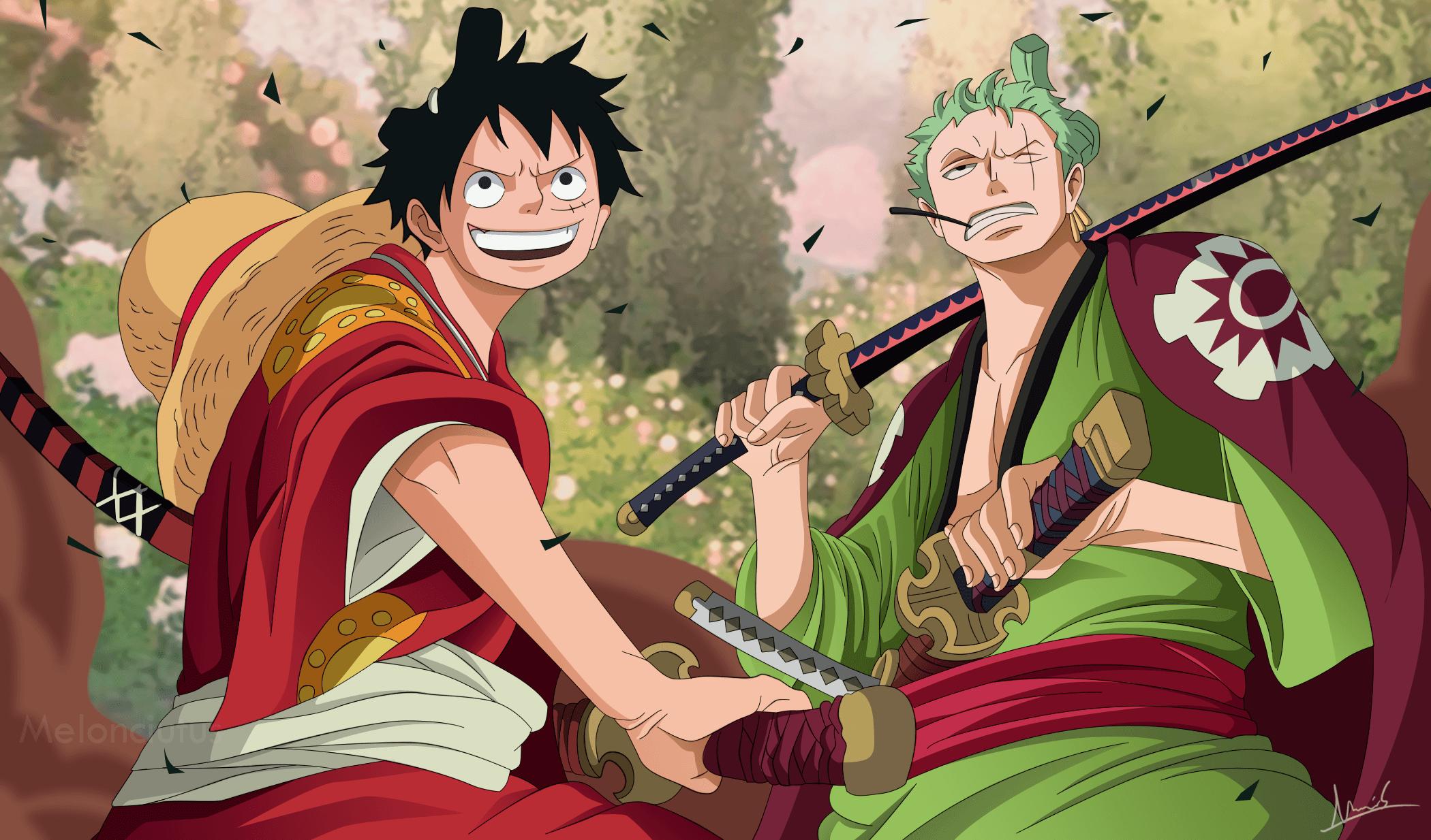 2100 x 1234 · png - Luffy And Zoro Wallpapers - Wallpaper Cave