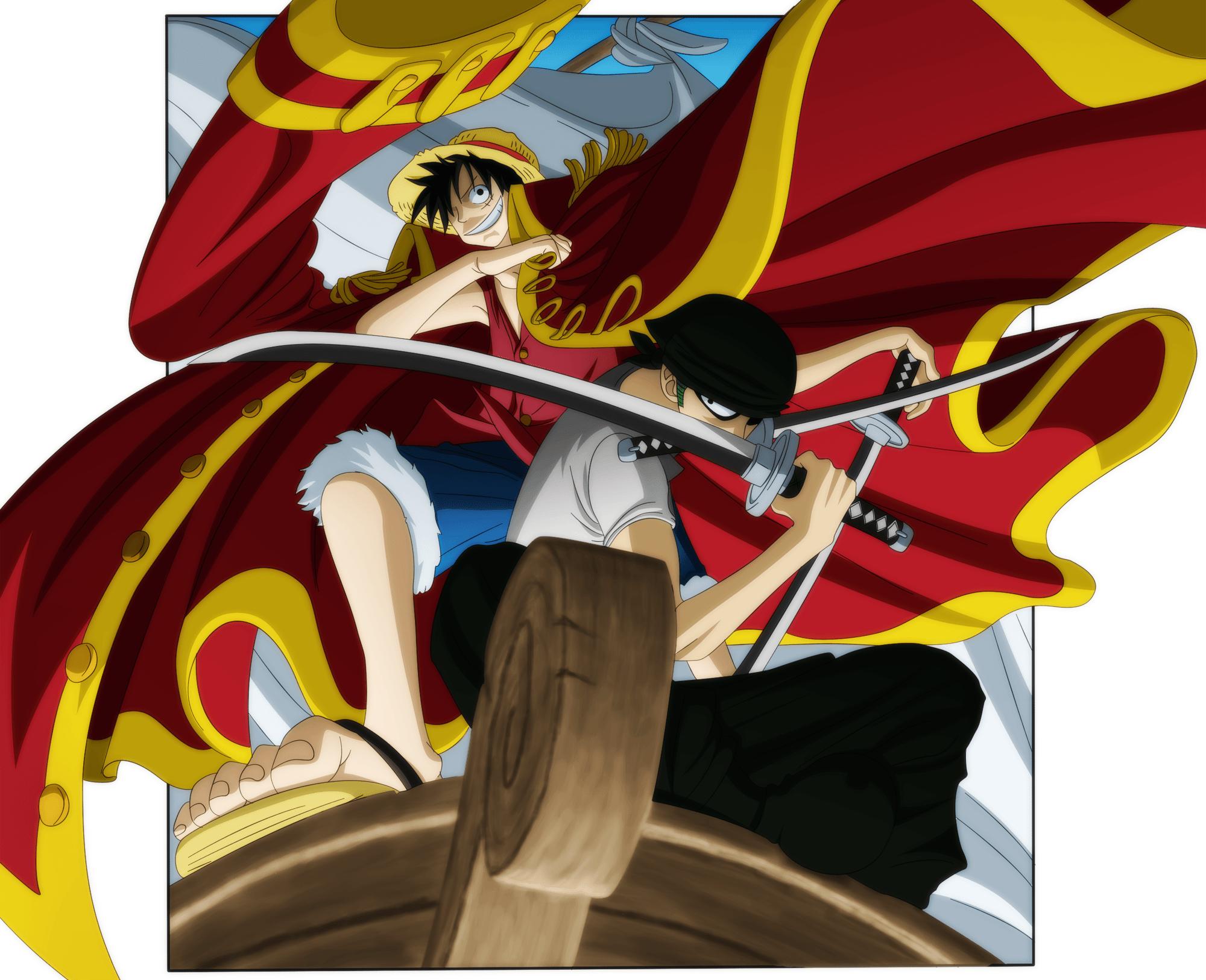 2000 x 1626 · png - Luffy X Zoro Wallpapers - Wallpaper Cave