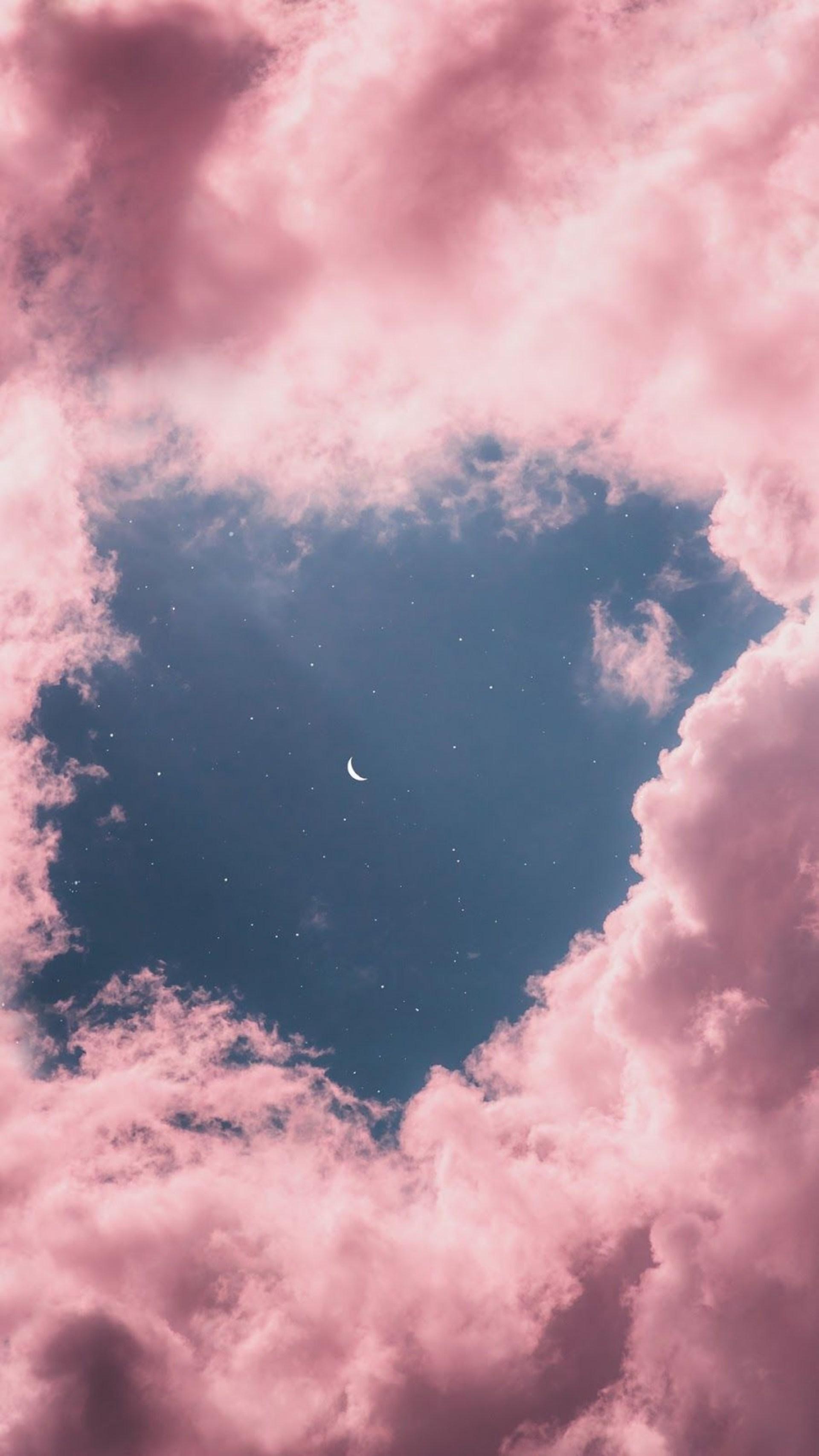 1920 x 3413 · jpeg - Pink Clouds Aesthetic Wallpapers - Wallpaper Cave