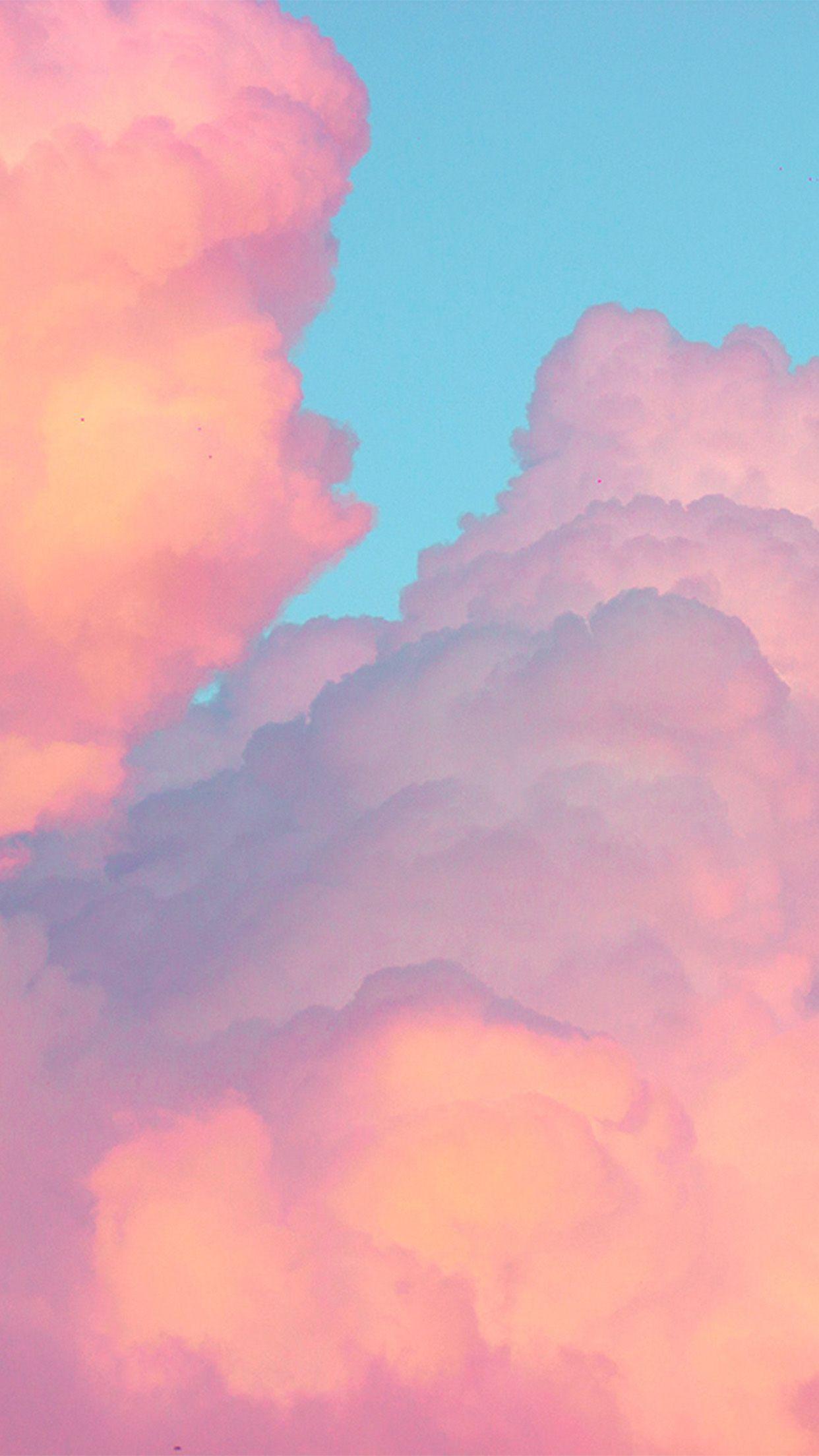 1242 x 2208 · jpeg - Pink Cloud Aesthetic Desktop Wallpapers - Wallpaper Cave