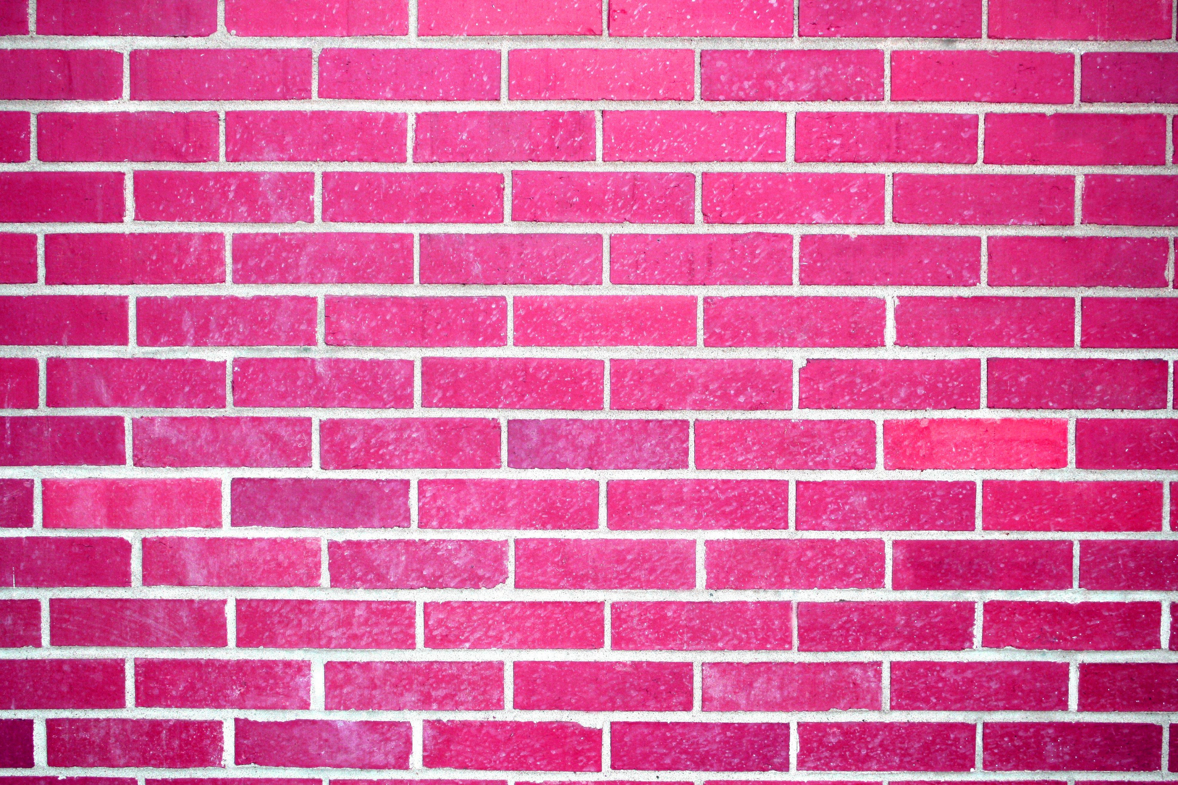 3888 x 2592 · jpeg - Hot Pink Brick Wall Texture Picture | Free Photograph | Photos Public ...
