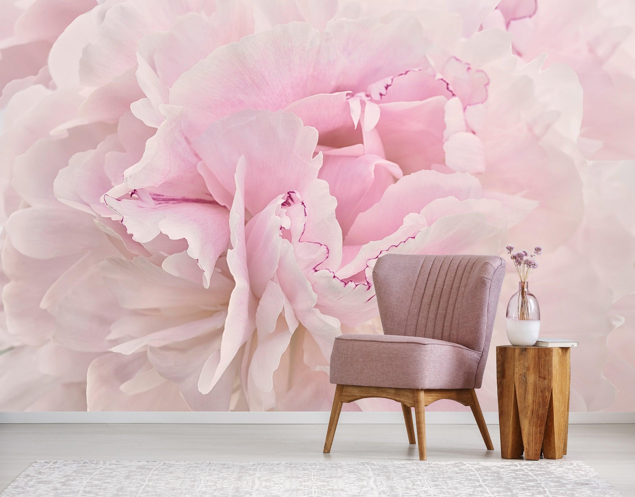 2400 x 1879 · jpeg - 3D Pink Flowers 1448 Studio MetaFlorica Wall Mural Wall Murals | AJ ...