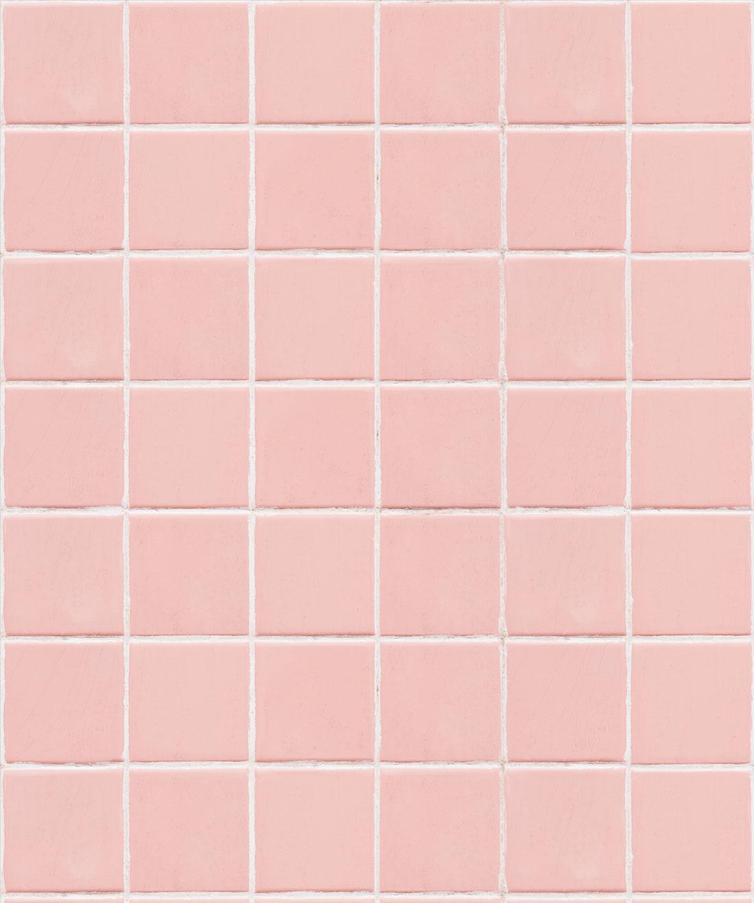 1100 x 1318 · jpeg - Pink Tiles Wallpaper  Realistic Tile Effect Wallpaper  Milton & King AUS