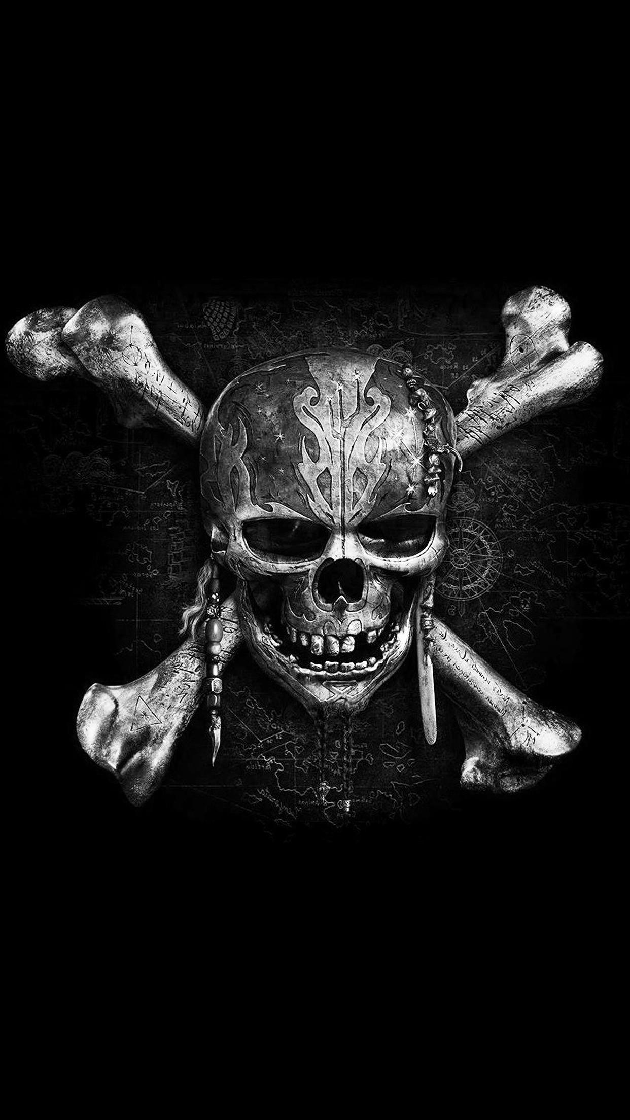 1242 x 2208 · jpeg - Pirate Skull Wallpaper (66+ images)