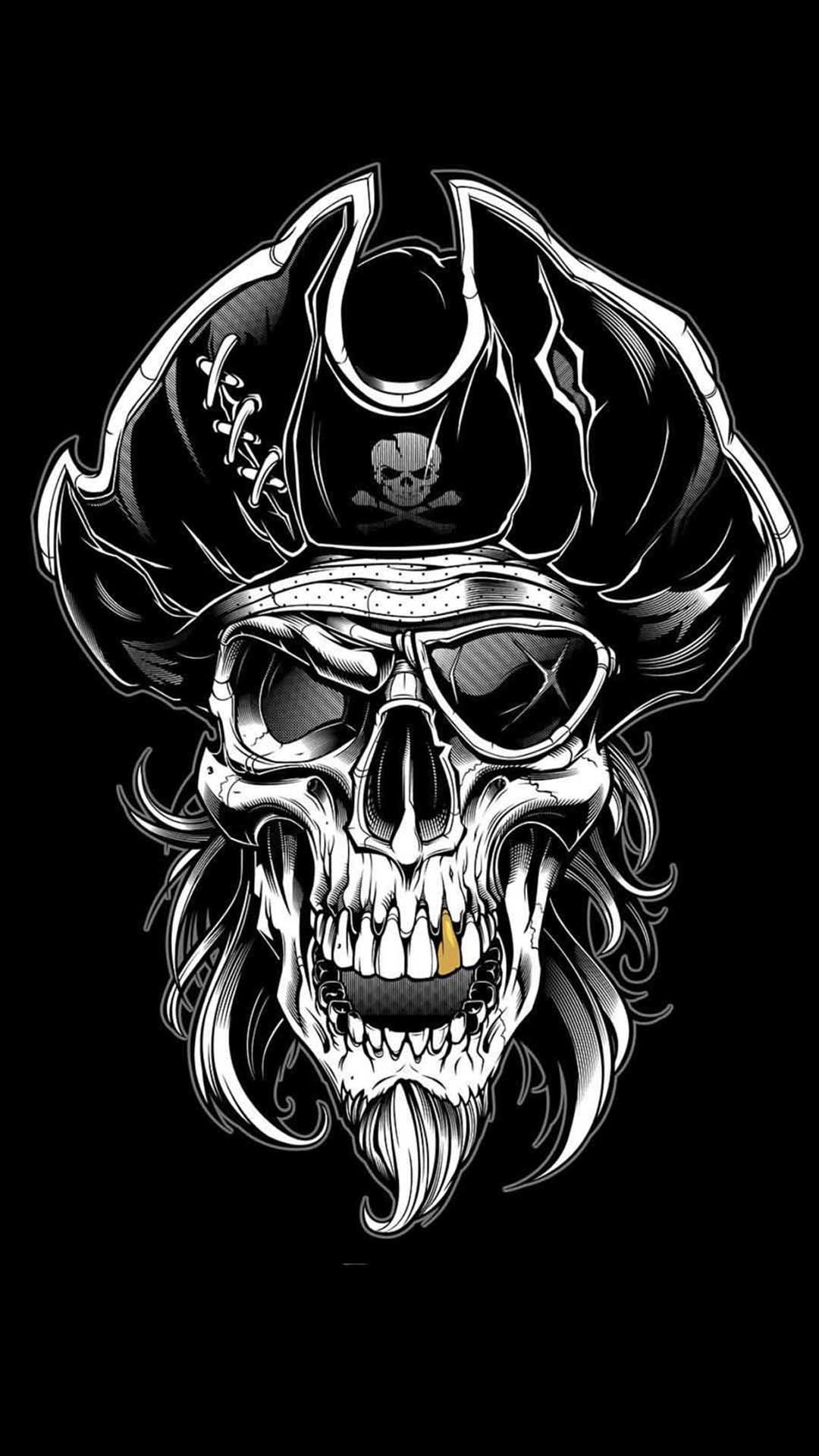 1080 x 1920 · jpeg - Pirate Skull Wallpaper (65+ pictures)
