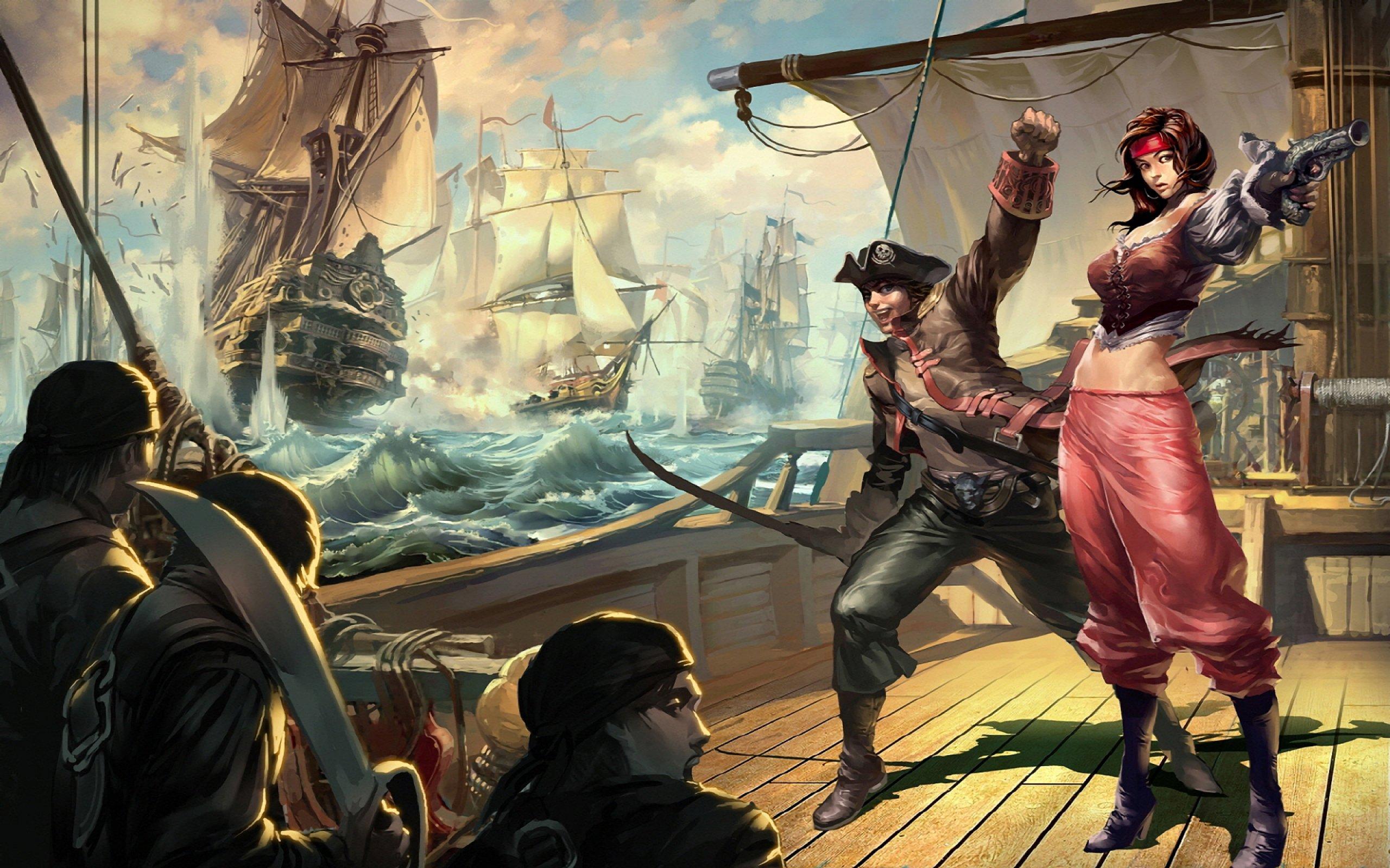 2560 x 1600 · jpeg - Fantasy art artwork artistic original pirate pirates wallpaper ...