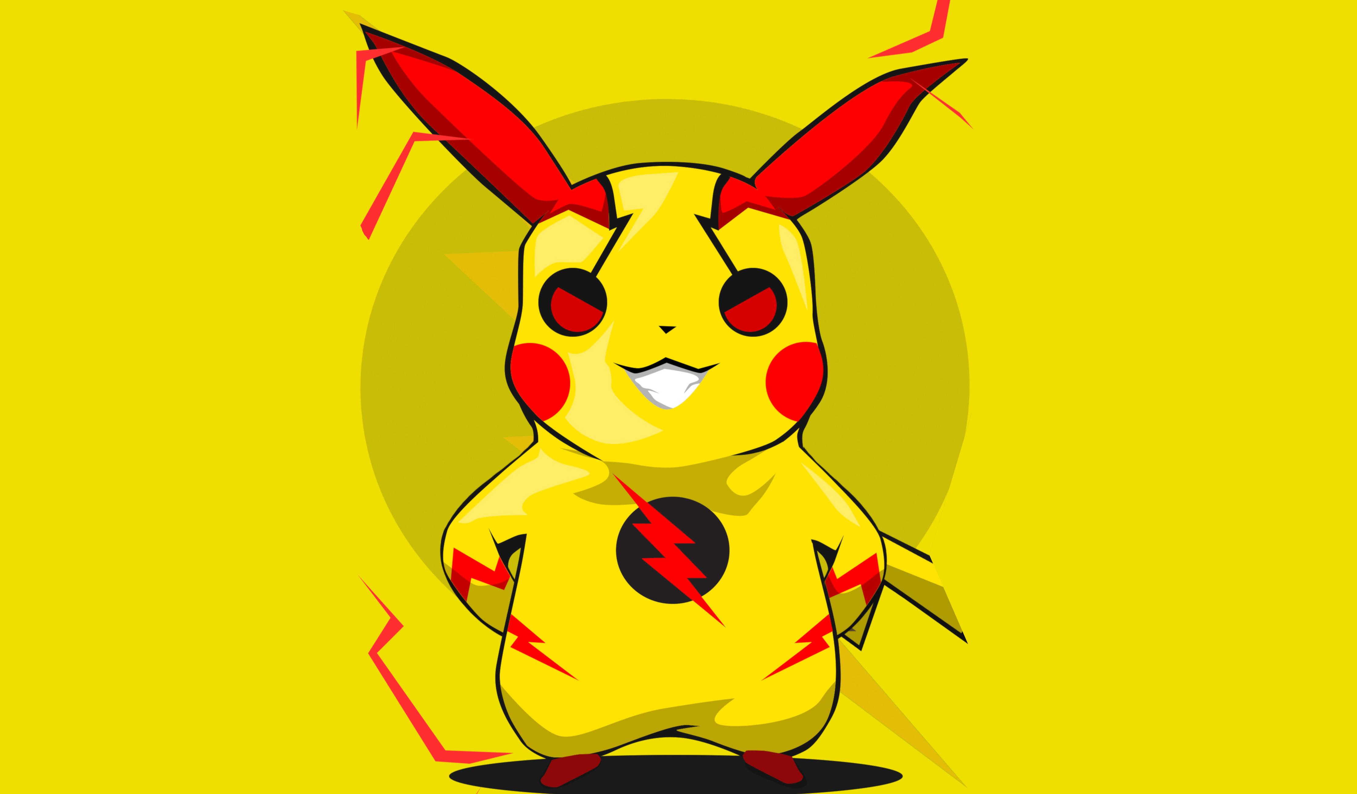 4445 x 2600 · png - Pikachu 4k Ultra HD Wallpaper | Background Image | 4445x2600 | ID ...