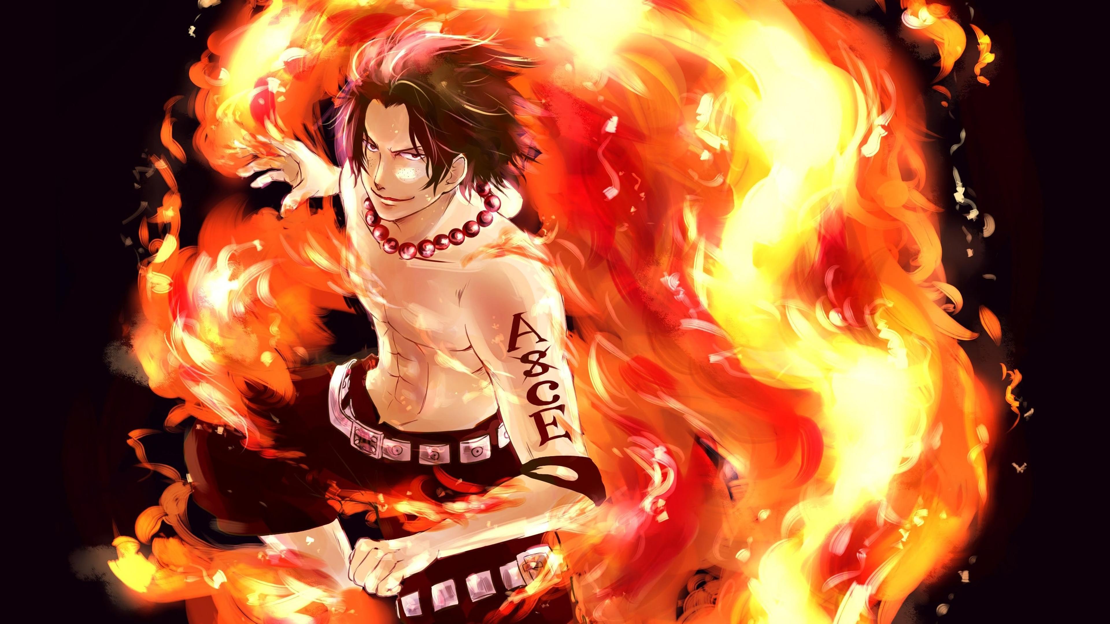 3840 x 2160 · jpeg - One Piece Portgas D Ace, HD Anime, 4k Wallpapers, Images, Backgrounds ...