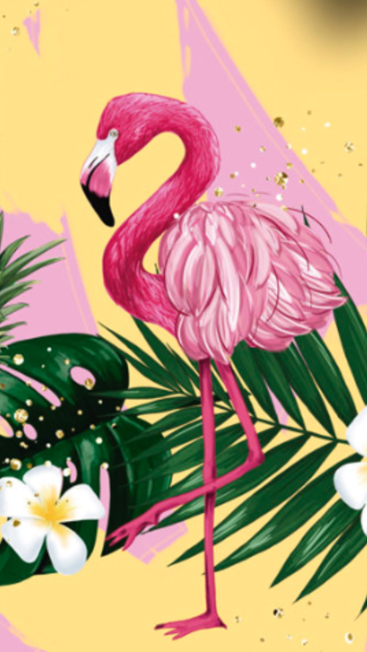 1242 x 2208 · png - Pin by Angela Vogt on Patterns/Prints/Papers | Flamingo art print ...