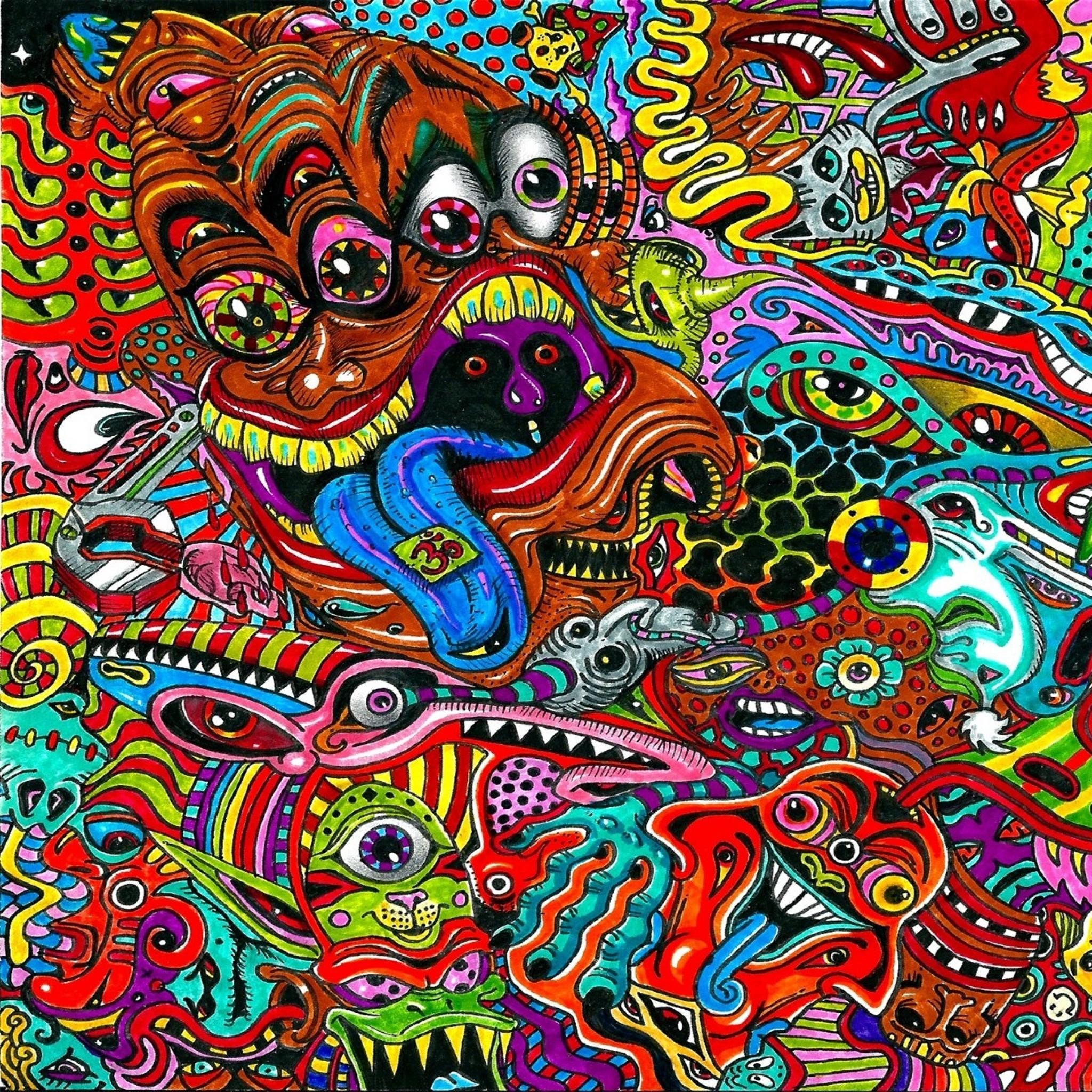 2048 x 2048 · jpeg - Psychedelic Wallpaper (65+ images)