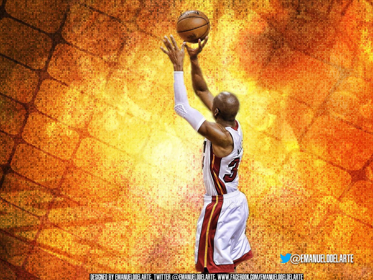 1280 x 960 · jpeg - Ray Allen 2013 Finals Game 6 Shot 1280960 Wallpaper | Basketball ...