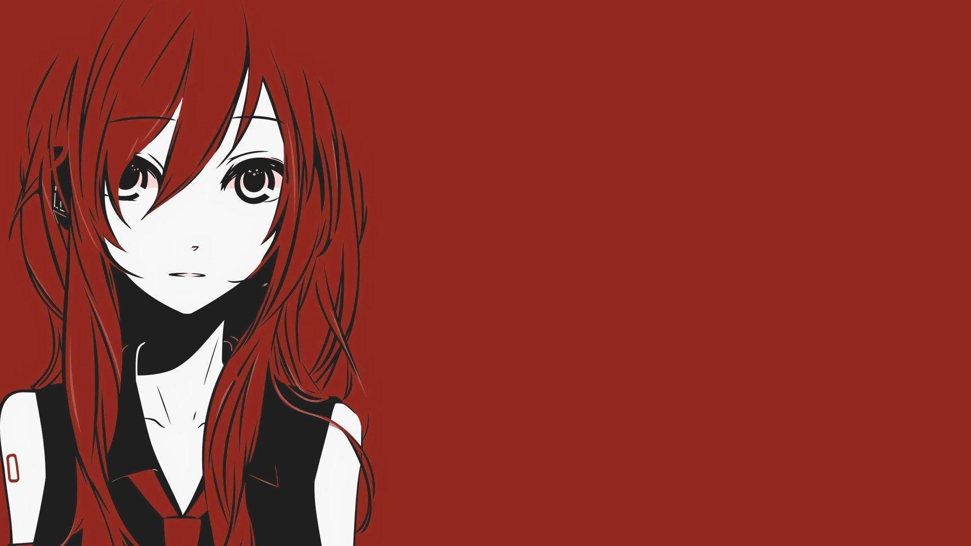 1920 x 1080 · jpeg - Red Hair Anime Wallpapers - Wallpaper Cave