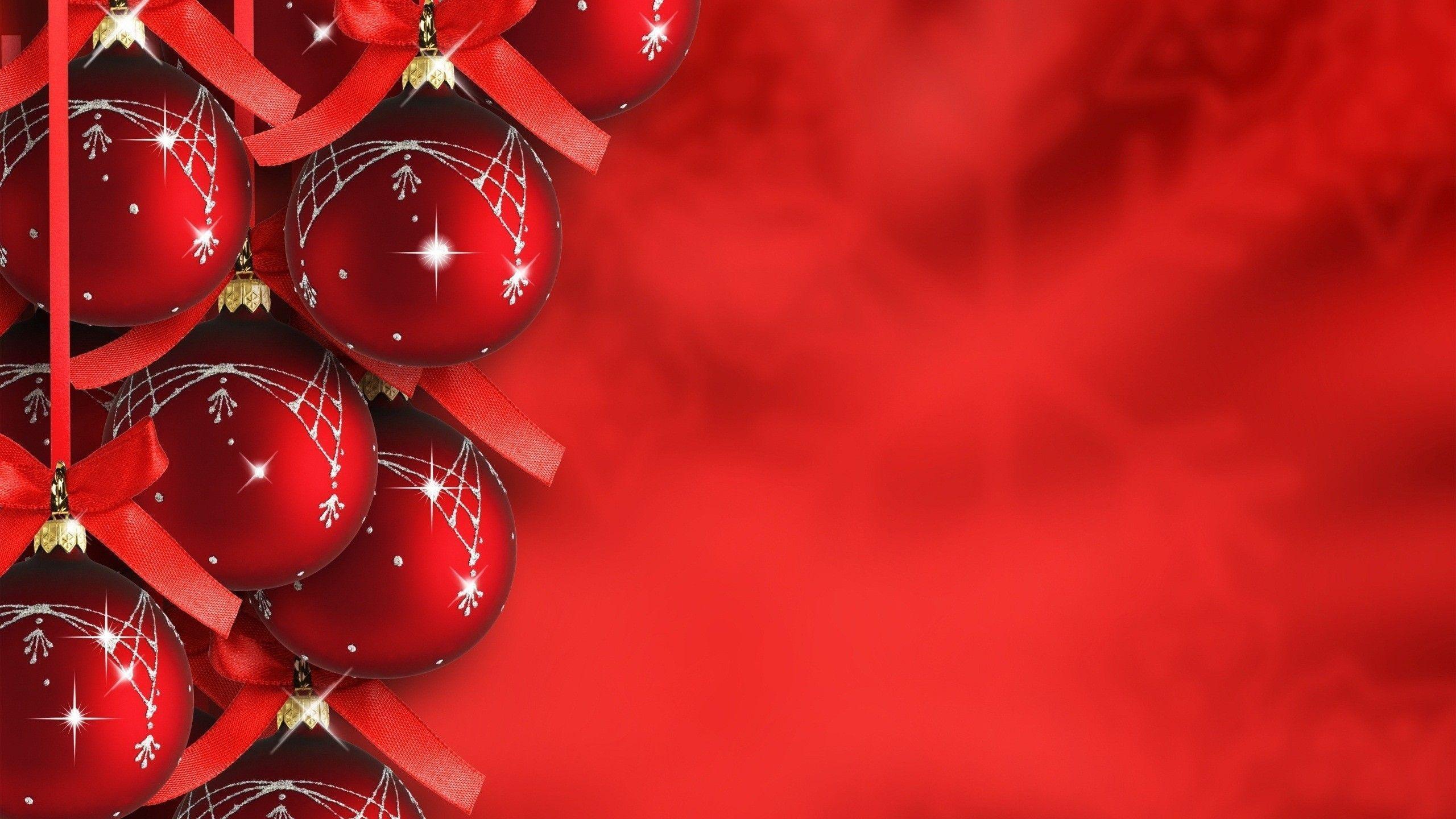 2560 x 1440 · jpeg - Red Christmas Backgrounds - Wallpaper Cave