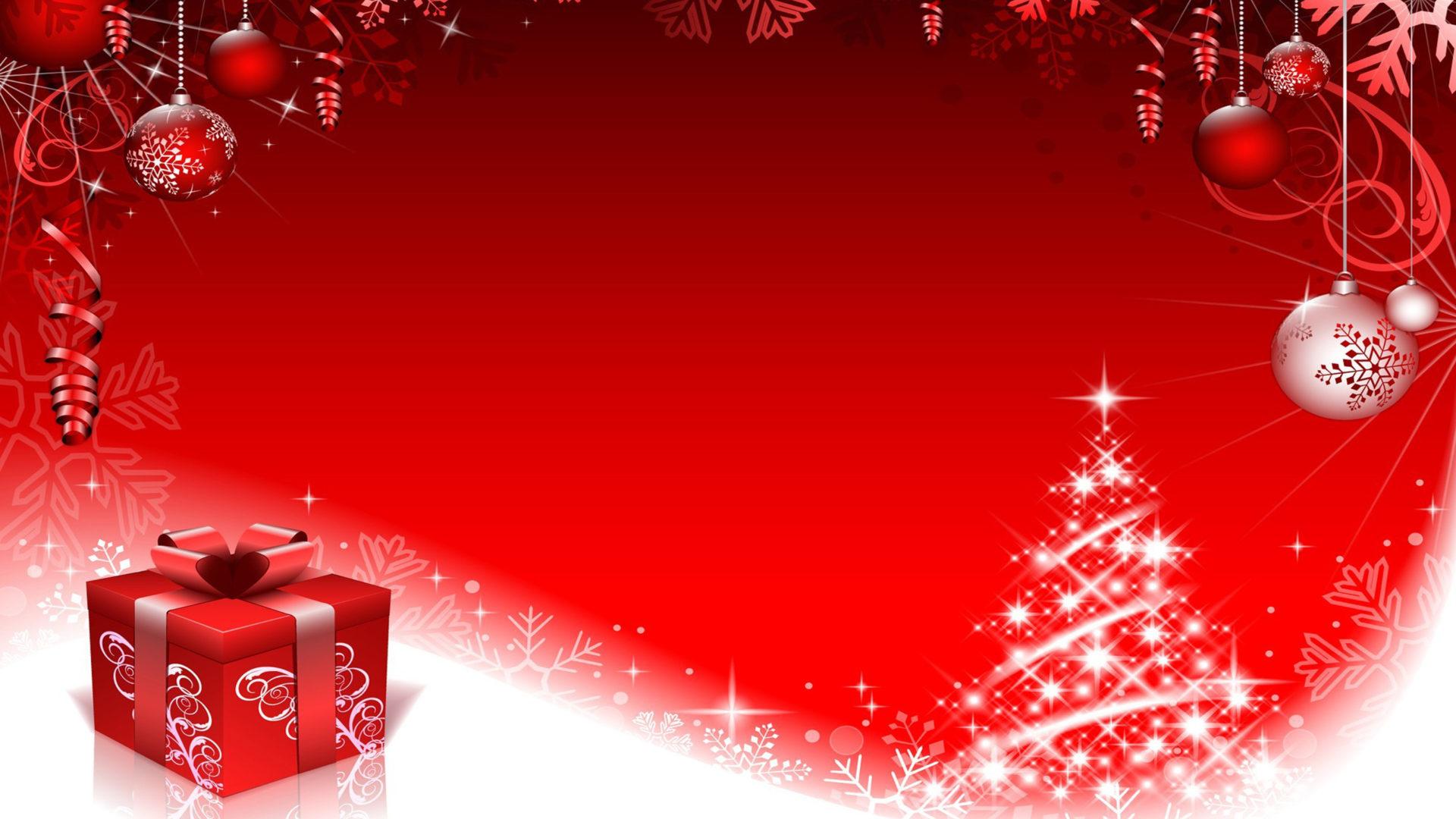 1920 x 1080 · jpeg - Red Christmas Decorations With Snowflakes Background Images 2560x1600 ...