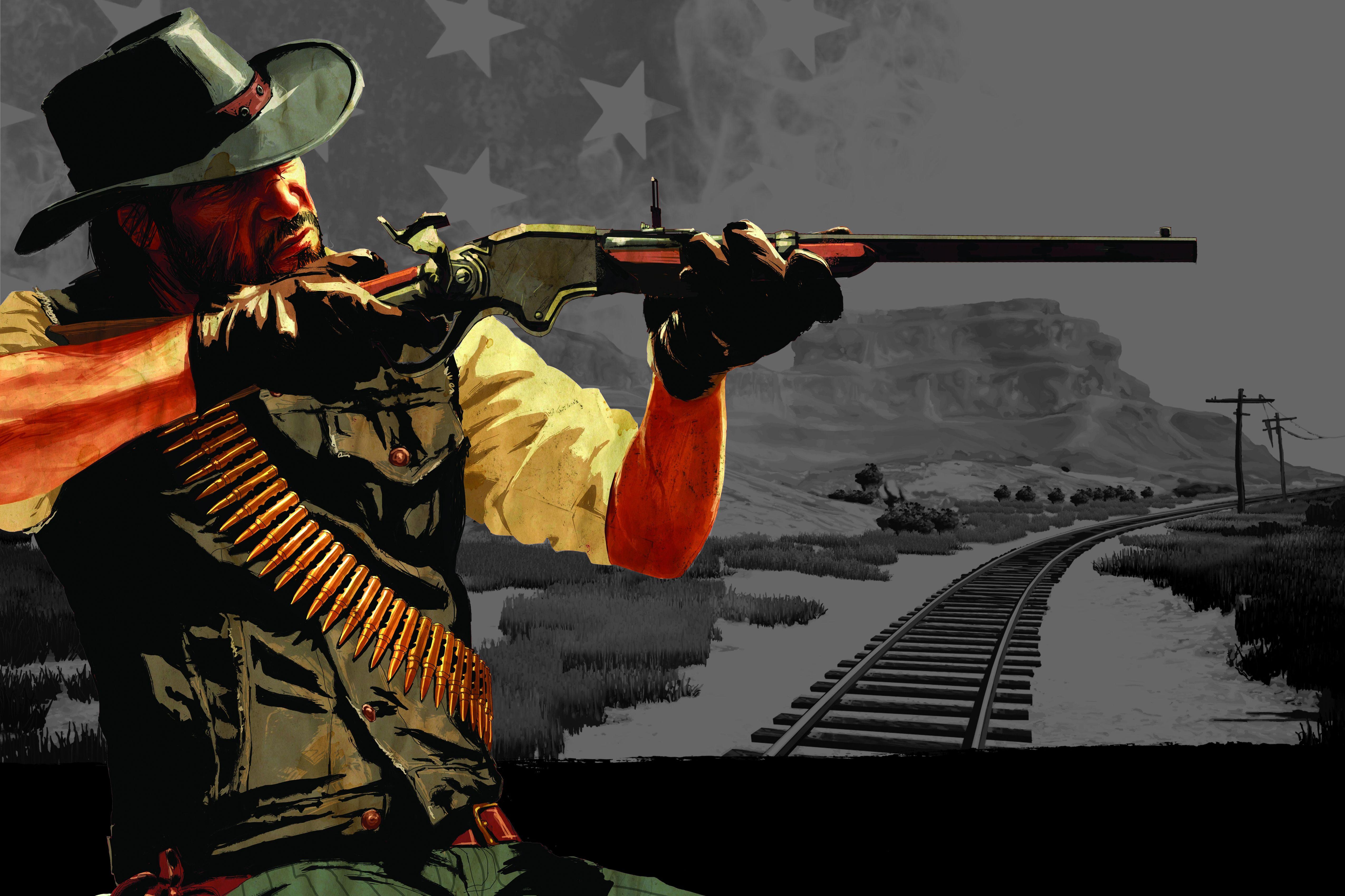 5100 x 3399 · jpeg - Red Dead Redemption 2 4k Ultra HD Wallpaper | Background Image | 5100x3399