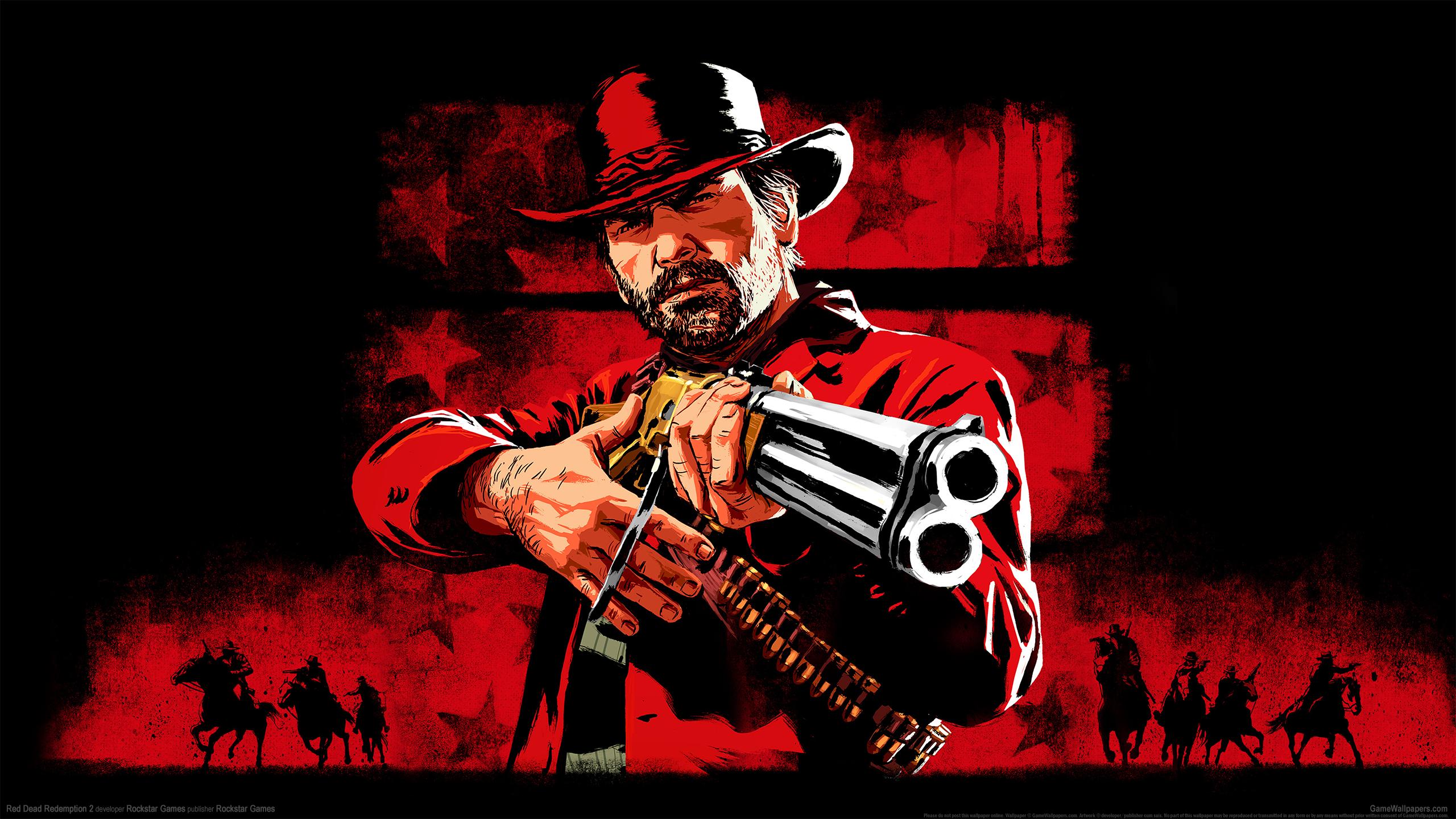2560 x 1440 · png - paperbas: Red Dead Redemption 2 Widescreen Wallpaper