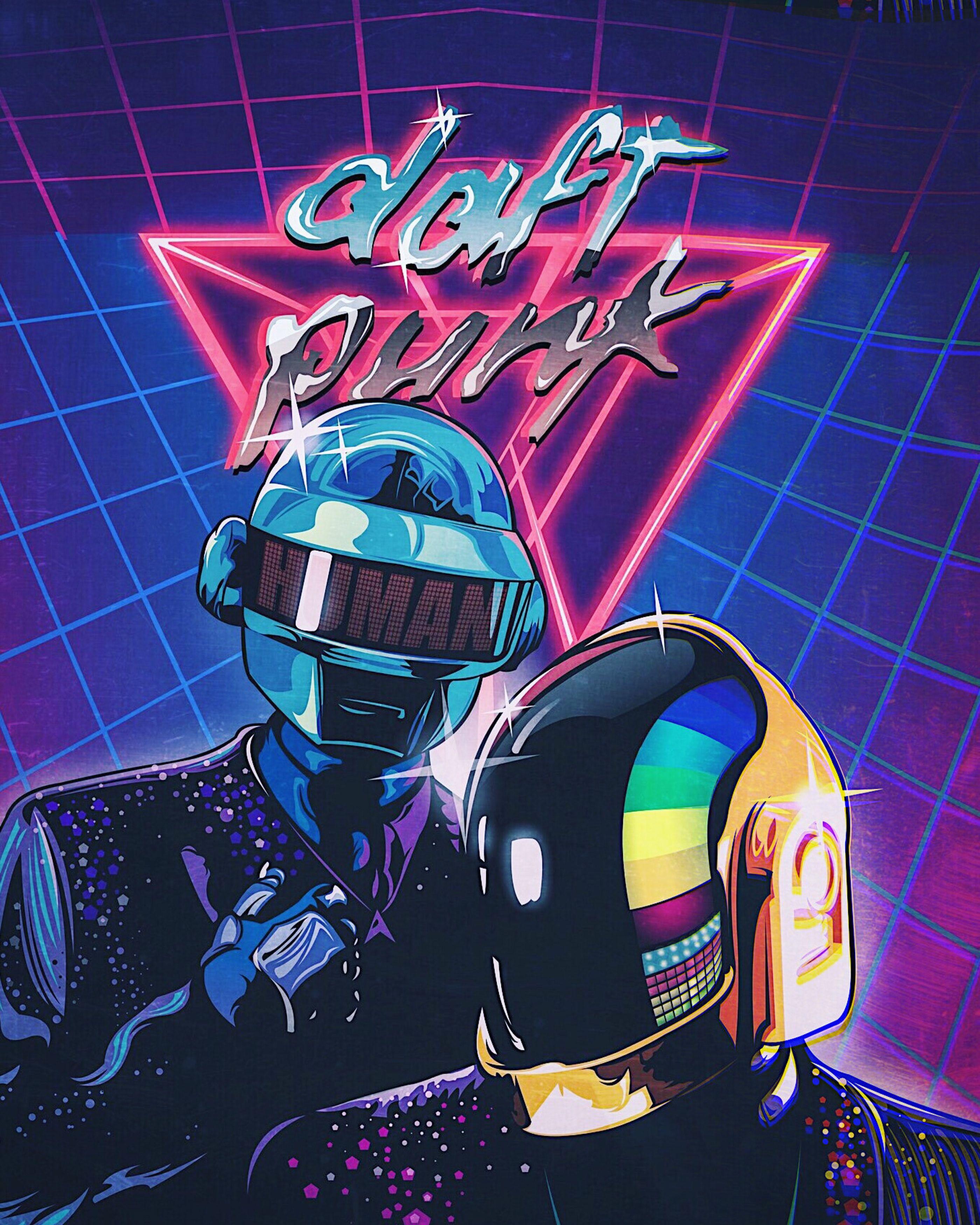 2800 x 3501 · jpeg - Daft Punk poster on Behance | Carteles de musica, Punk dibujo, Posteres ...