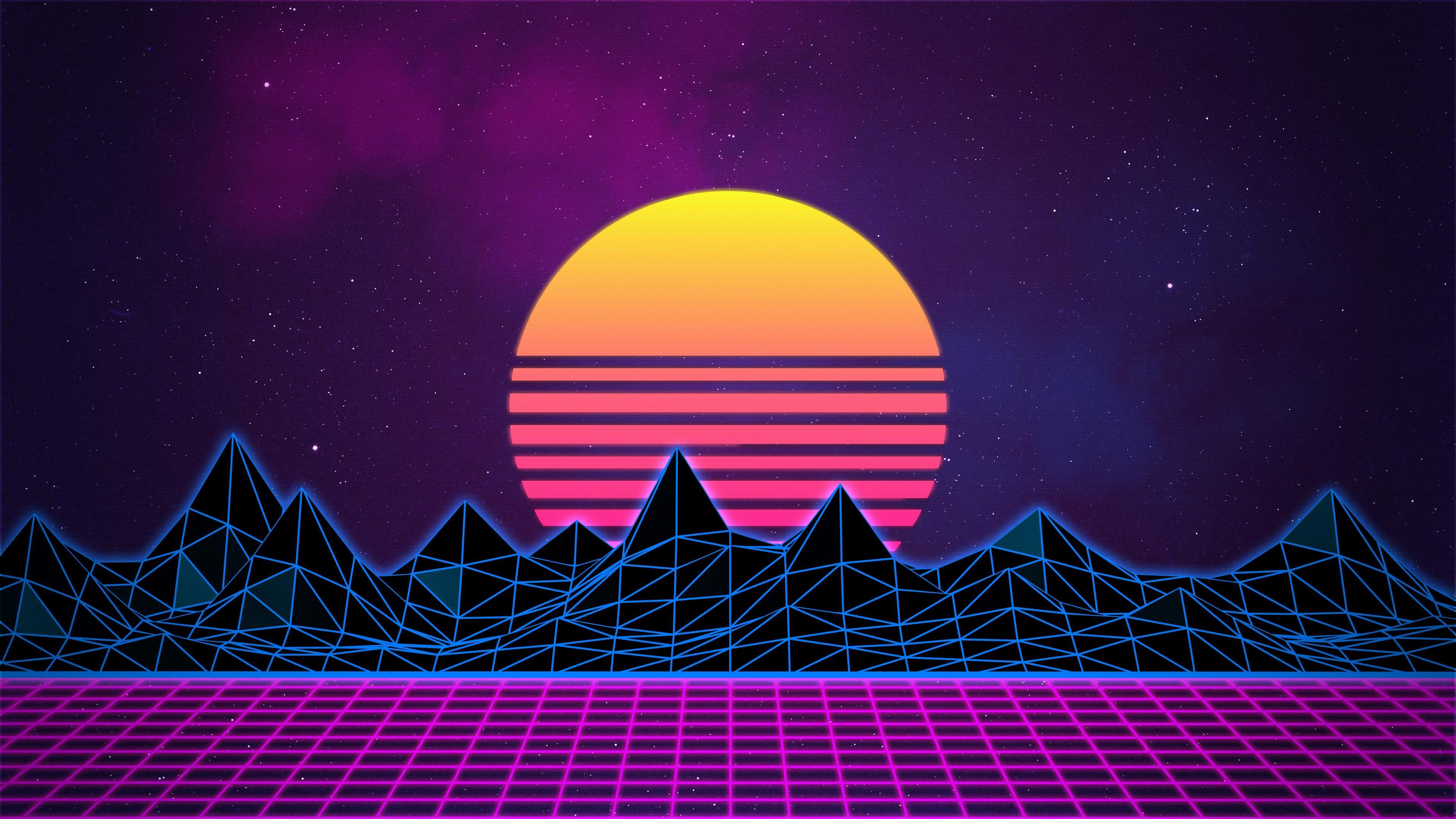 3840 x 2160 · jpeg - Retro Wave Wallpapers - Top Free Retro Wave Backgrounds - WallpaperAccess