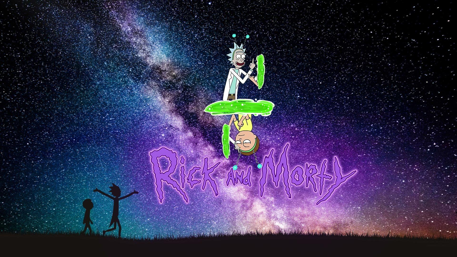 1920 x 1080 · jpeg - Coolest PC Minimalist Rick And Morty Wallpapers - Wallpaper Cave