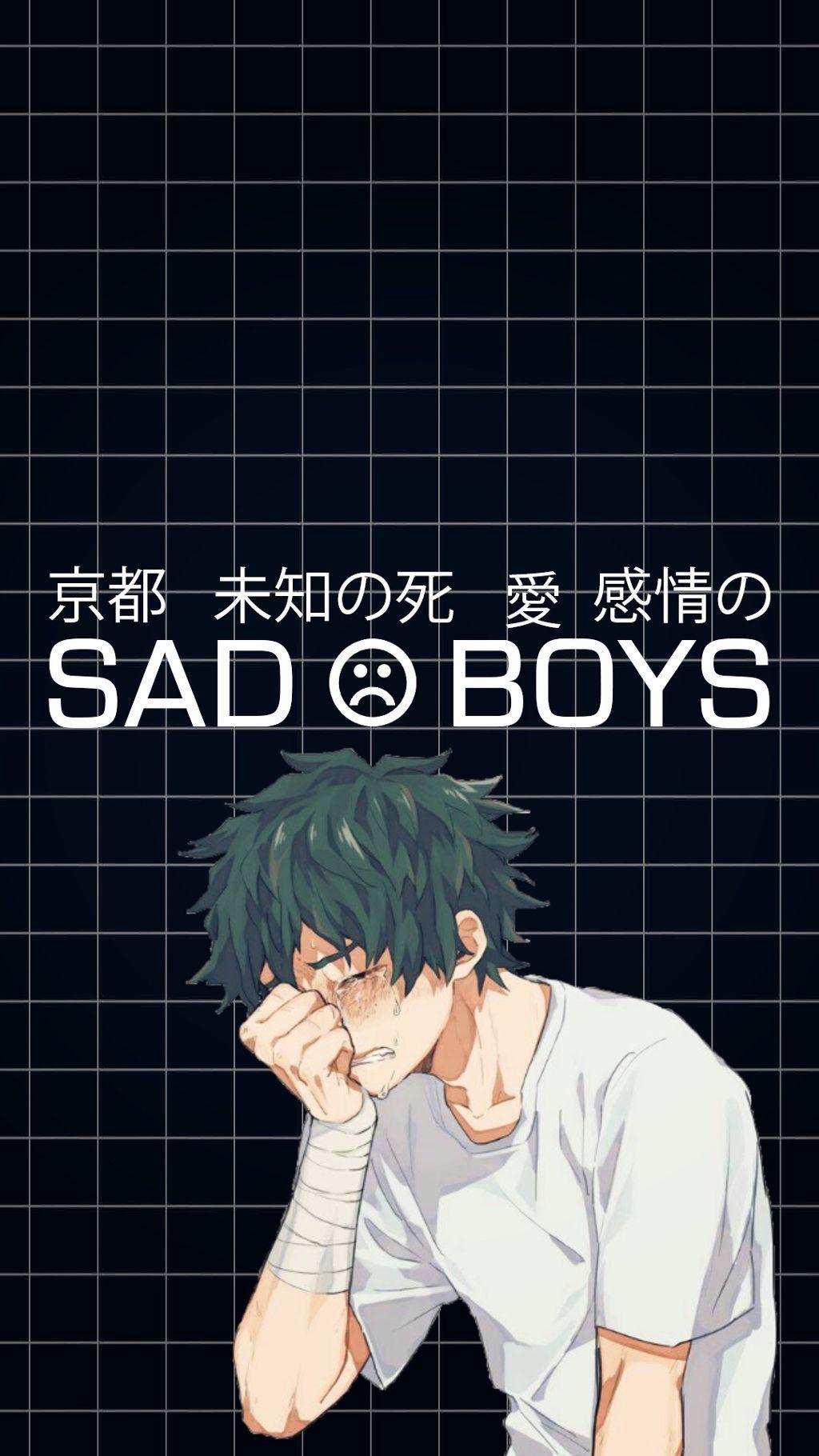 1024 x 1820 · jpeg - Sad Boys Anime Supreme Wallpapers - Wallpaper Cave