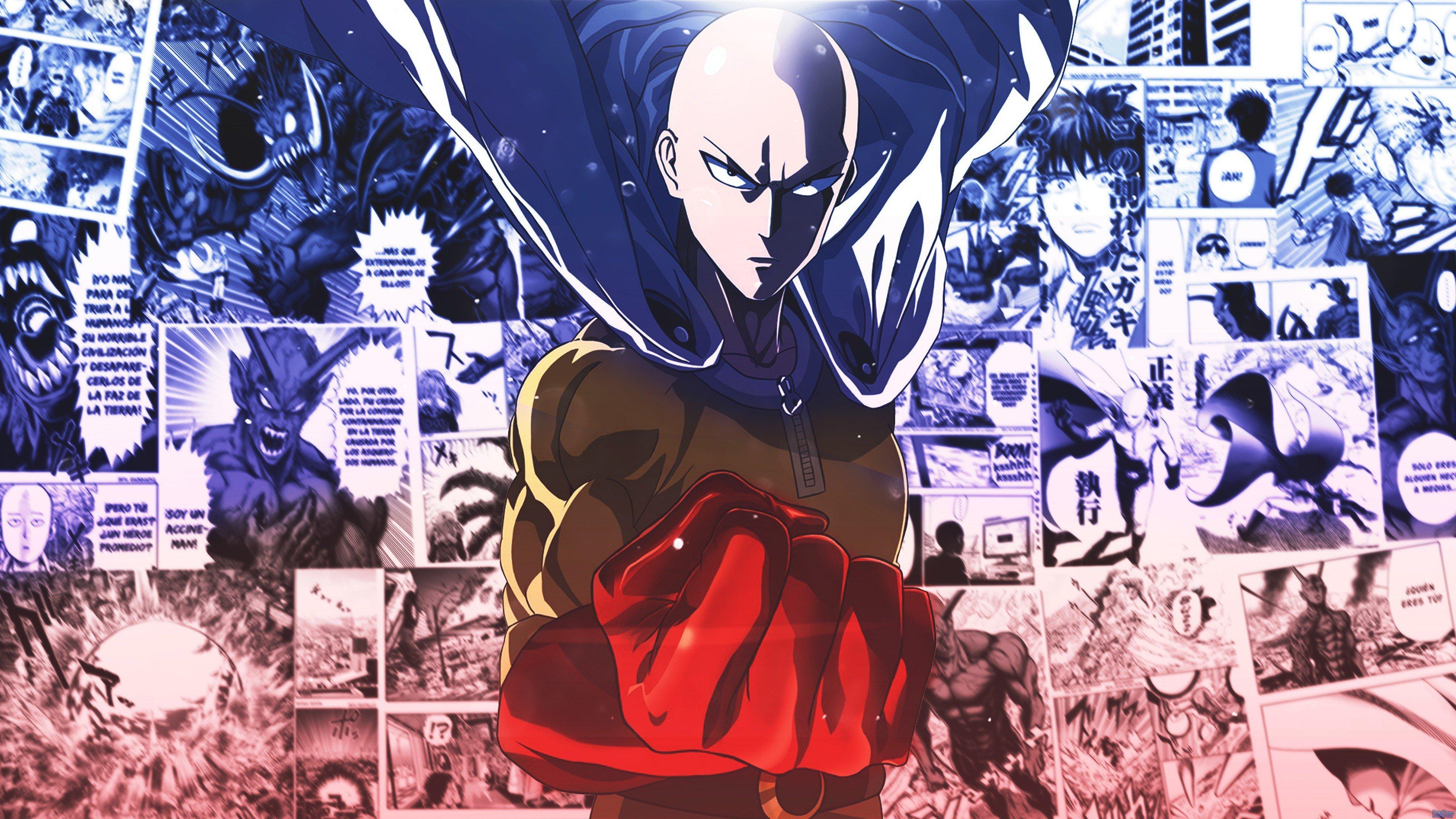 3840 x 2160 · jpeg - Download 3840x2400 wallpaper saitama, onepunch-man, anime, bald anime ...