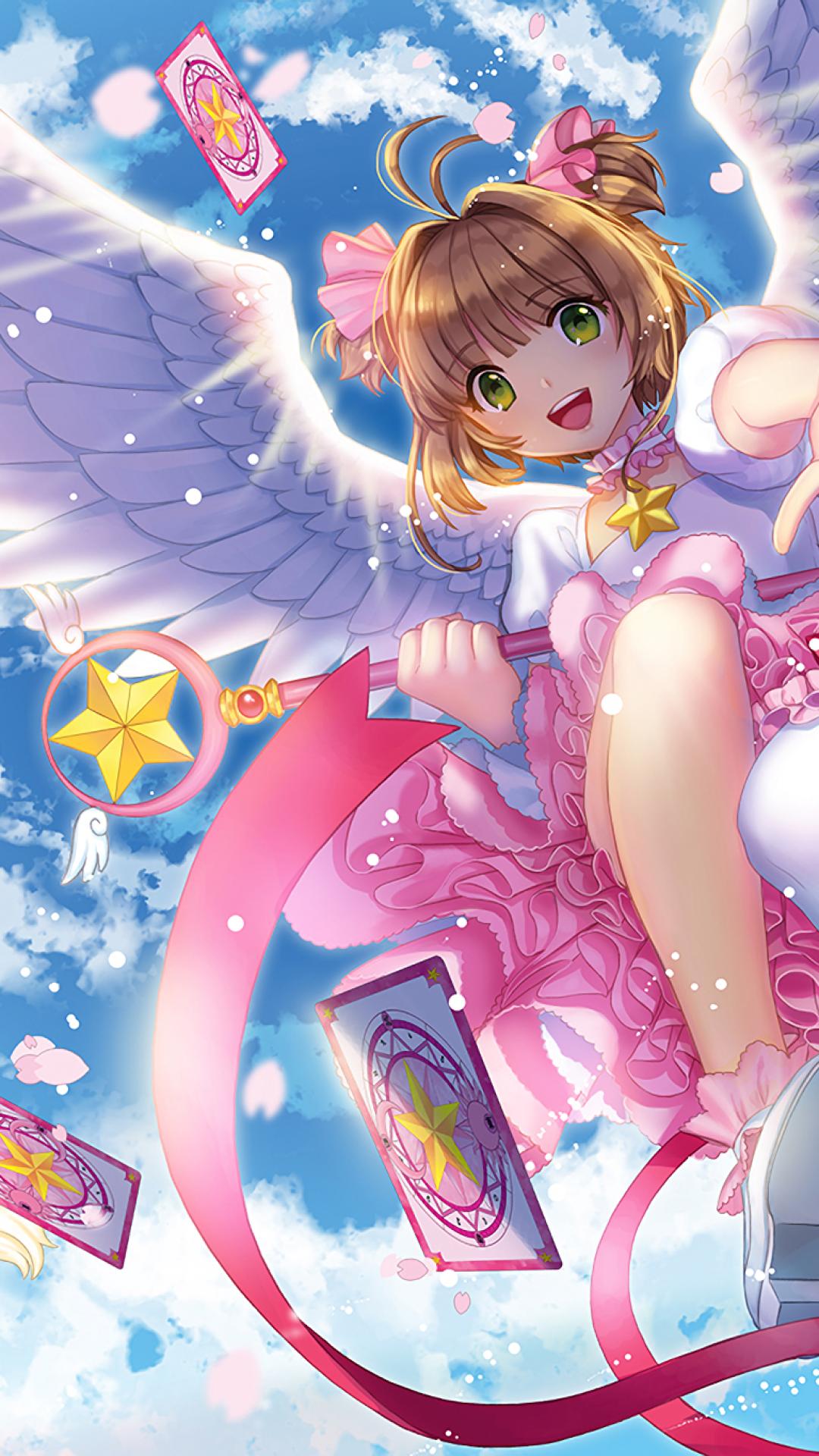 1080 x 1920 · png - Download 1080x1920 Cardcaptor Sakura, Sakura Kinomoto, Wings, Staff ...