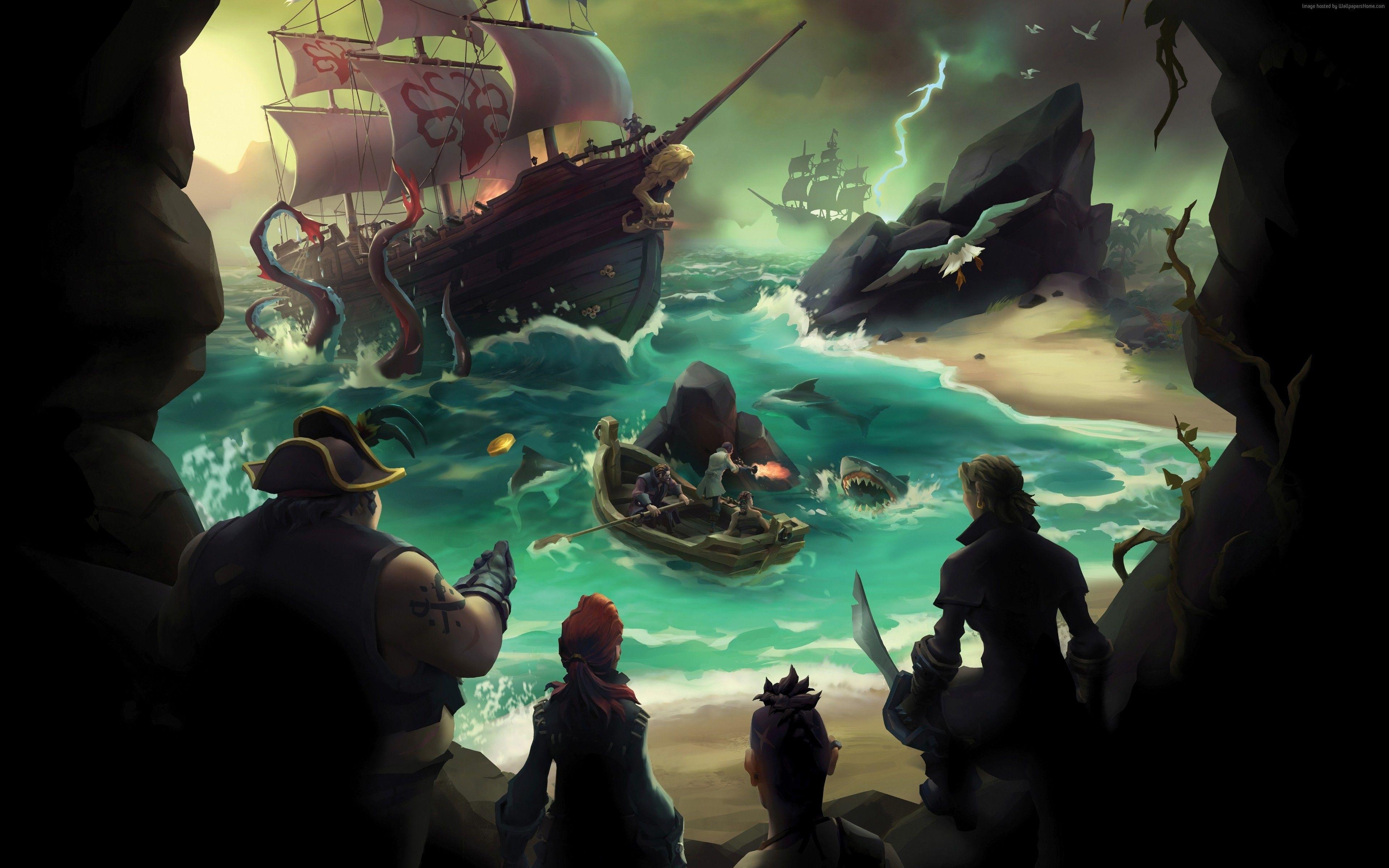 3840 x 2400 · jpeg - Sea Of Thieves Wallpapers - Wallpaper Cave