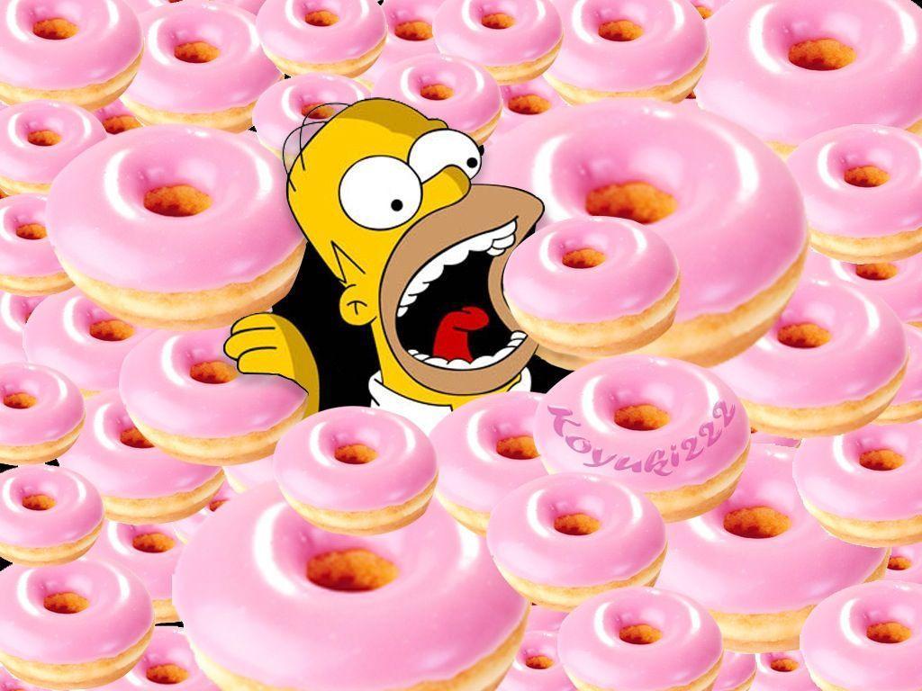 1024 x 768 · jpeg - Simpson Donut Wallpapers - KoLPaPer - Awesome Free HD Wallpapers