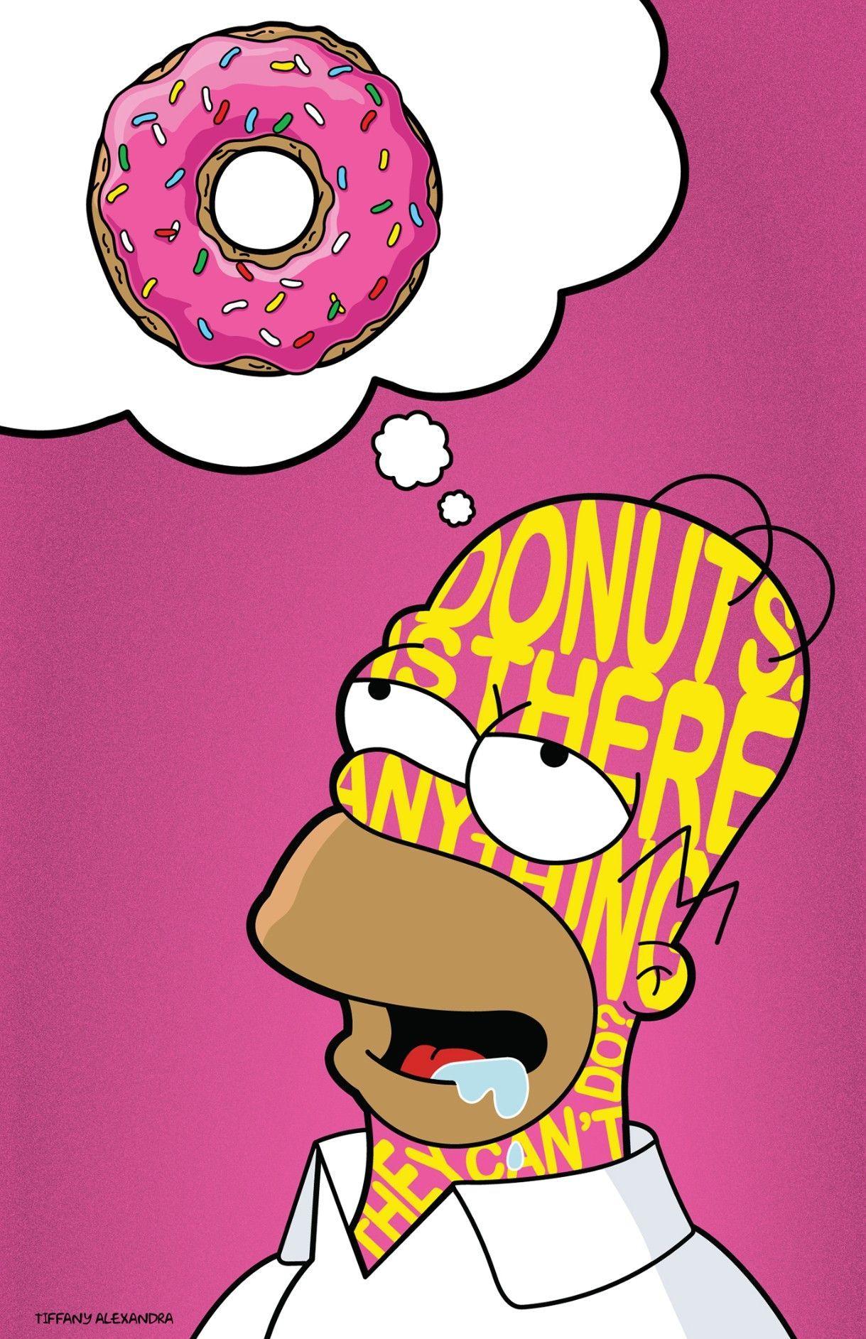 1219 x 1885 · jpeg - Homer Donuts The Simpsons Donuts Donuts desenho | Desenho dos simpsons ...