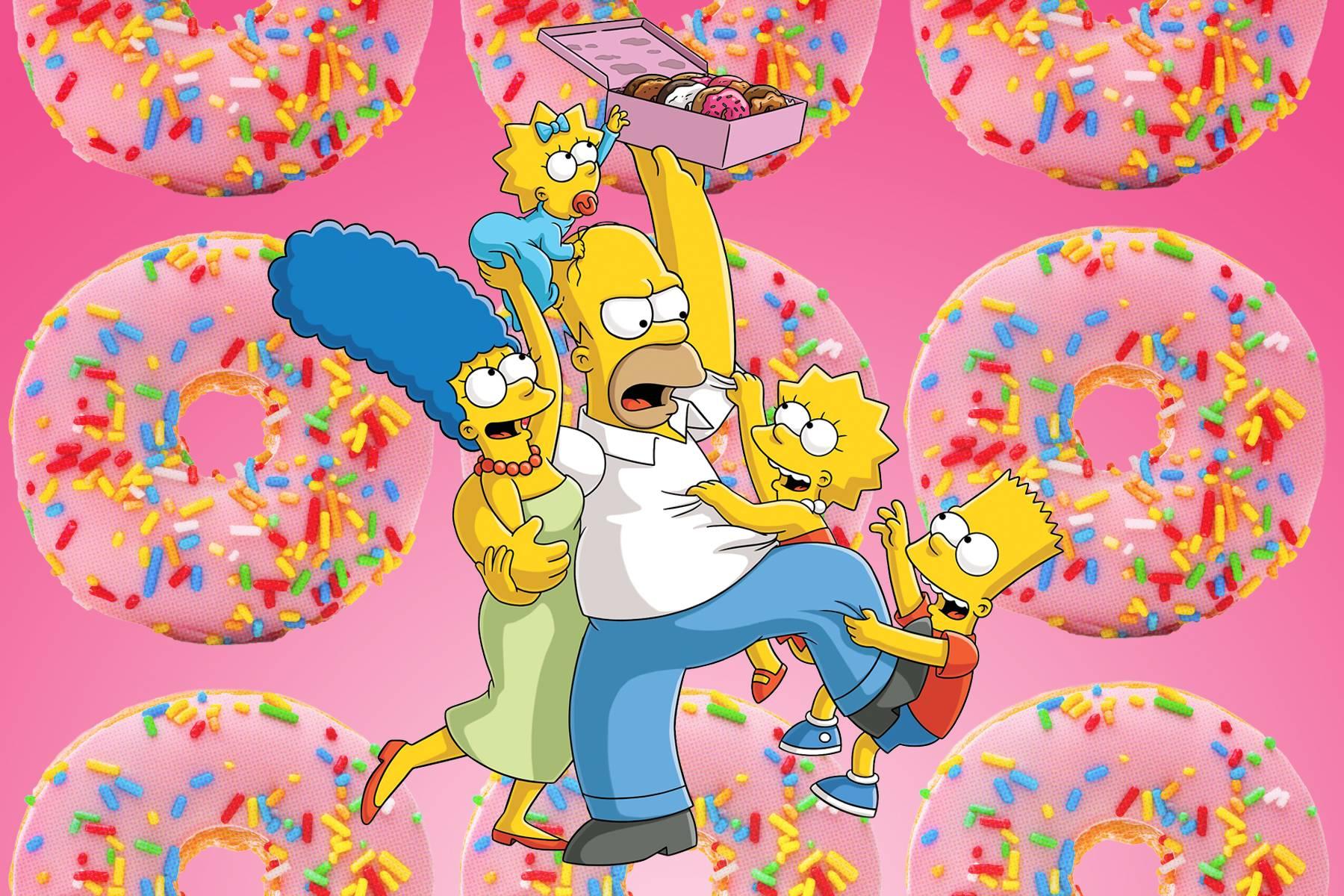 1800 x 1200 · jpeg - Simpsons Donut Wallpapers on WallpaperDog