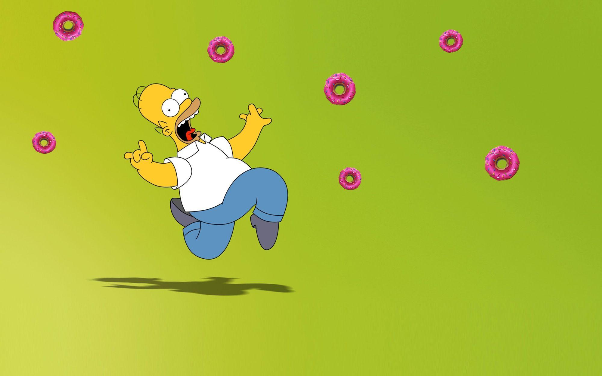 2000 x 1250 · jpeg - Homer Simpson Donut Extravaganza | Cartoon wallpaper, Character ...