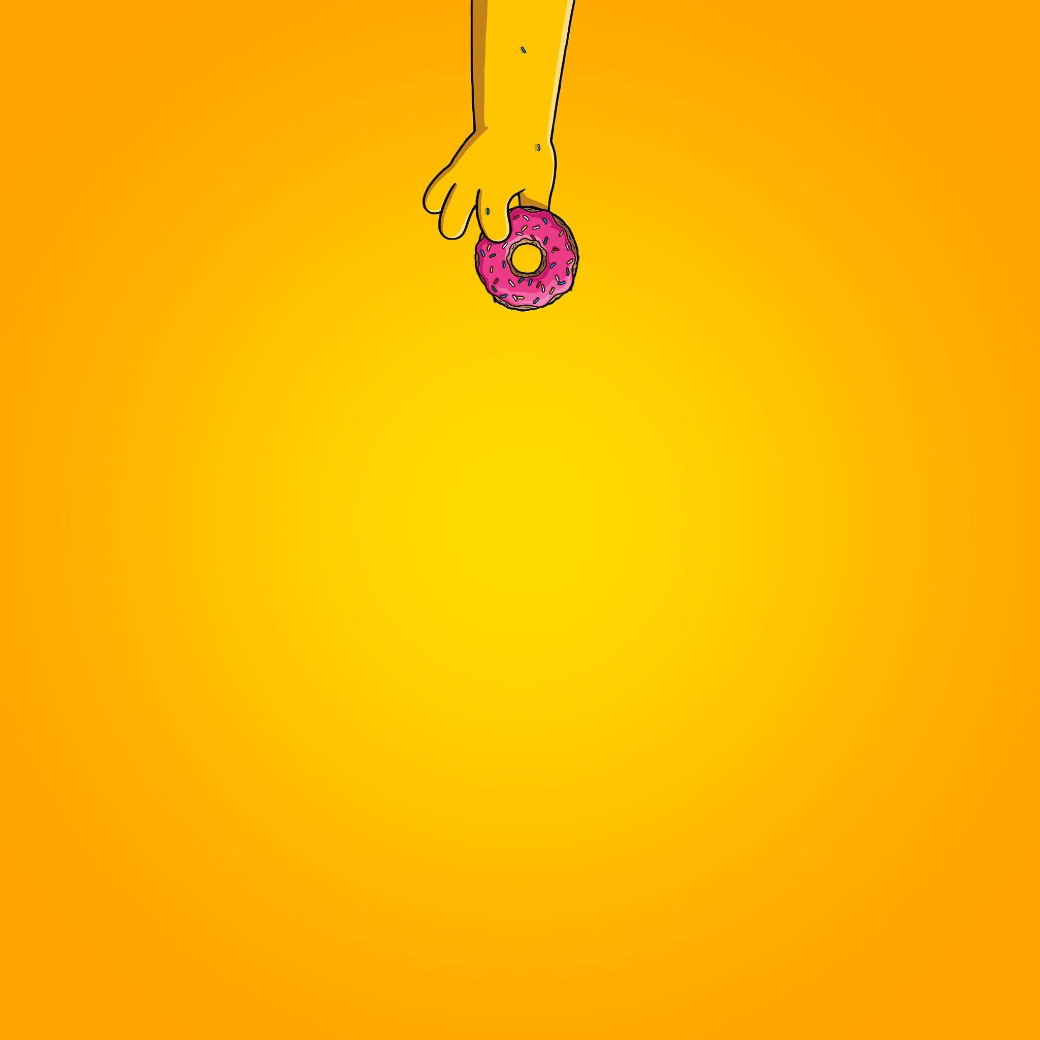 2048 x 2048 · jpeg - Simpsons Donut Wallpapers - Top Free Simpsons Donut Backgrounds ...