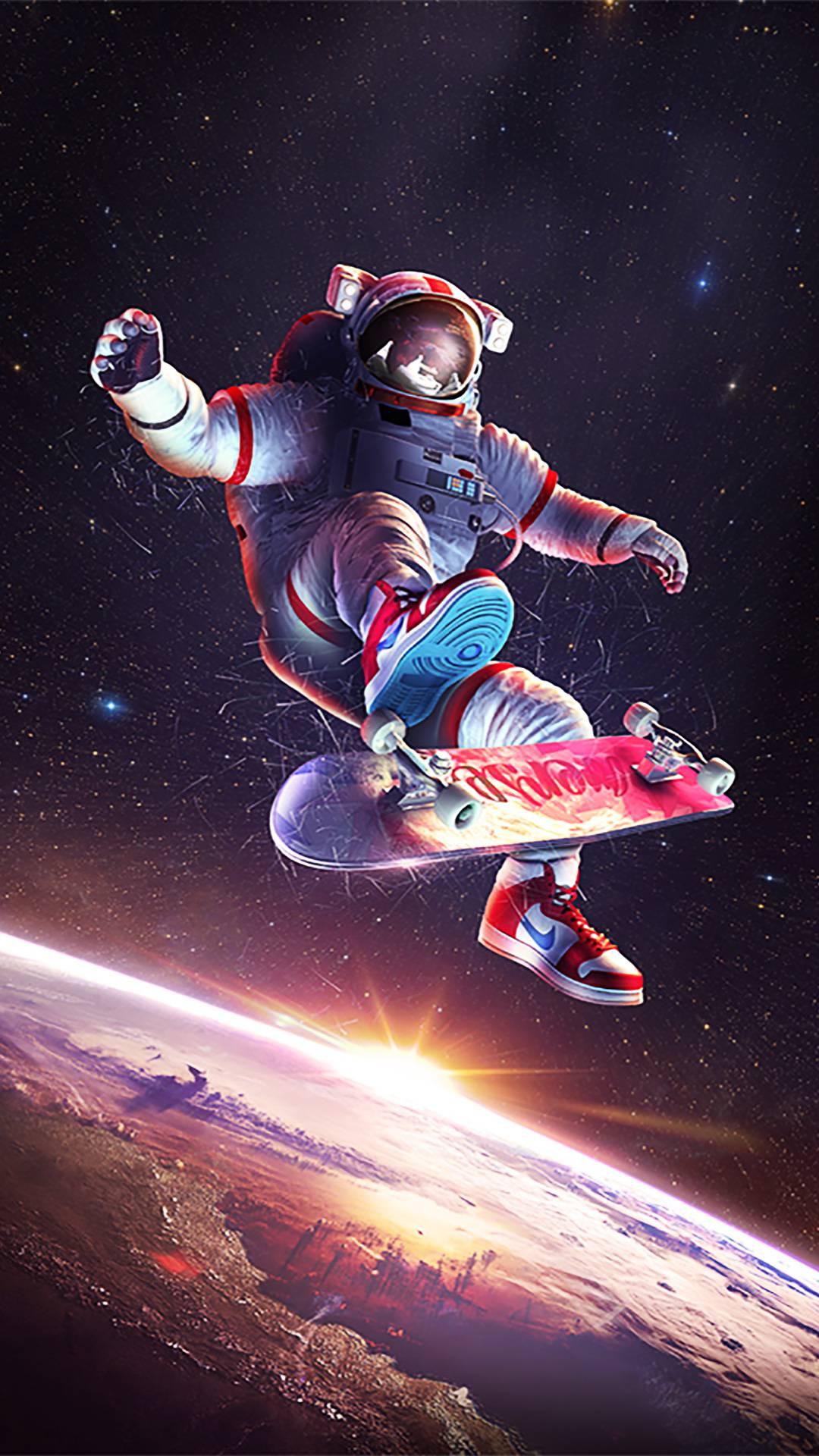 1080 x 1920 · jpeg - Skateboarding Astronaut iPhone Wallpaper - iPhone Wallpapers : iPhone ...