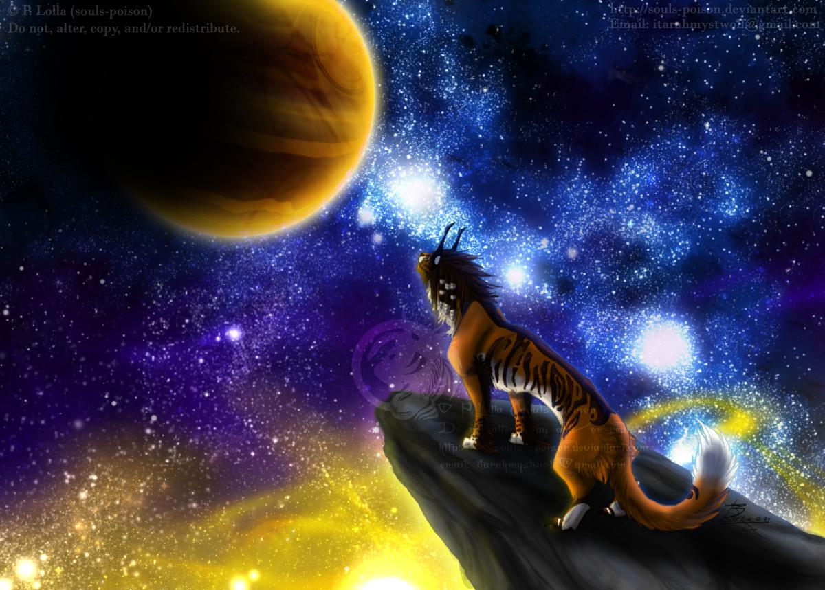 1200 x 859 · jpeg - Space Lion by soulspoison on DeviantArt