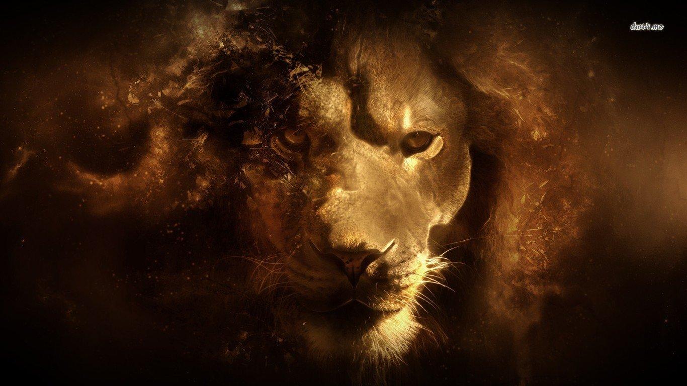 1366 x 768 · jpeg - Space Lion Wallpapers - Top Free Space Lion Backgrounds - WallpaperAccess